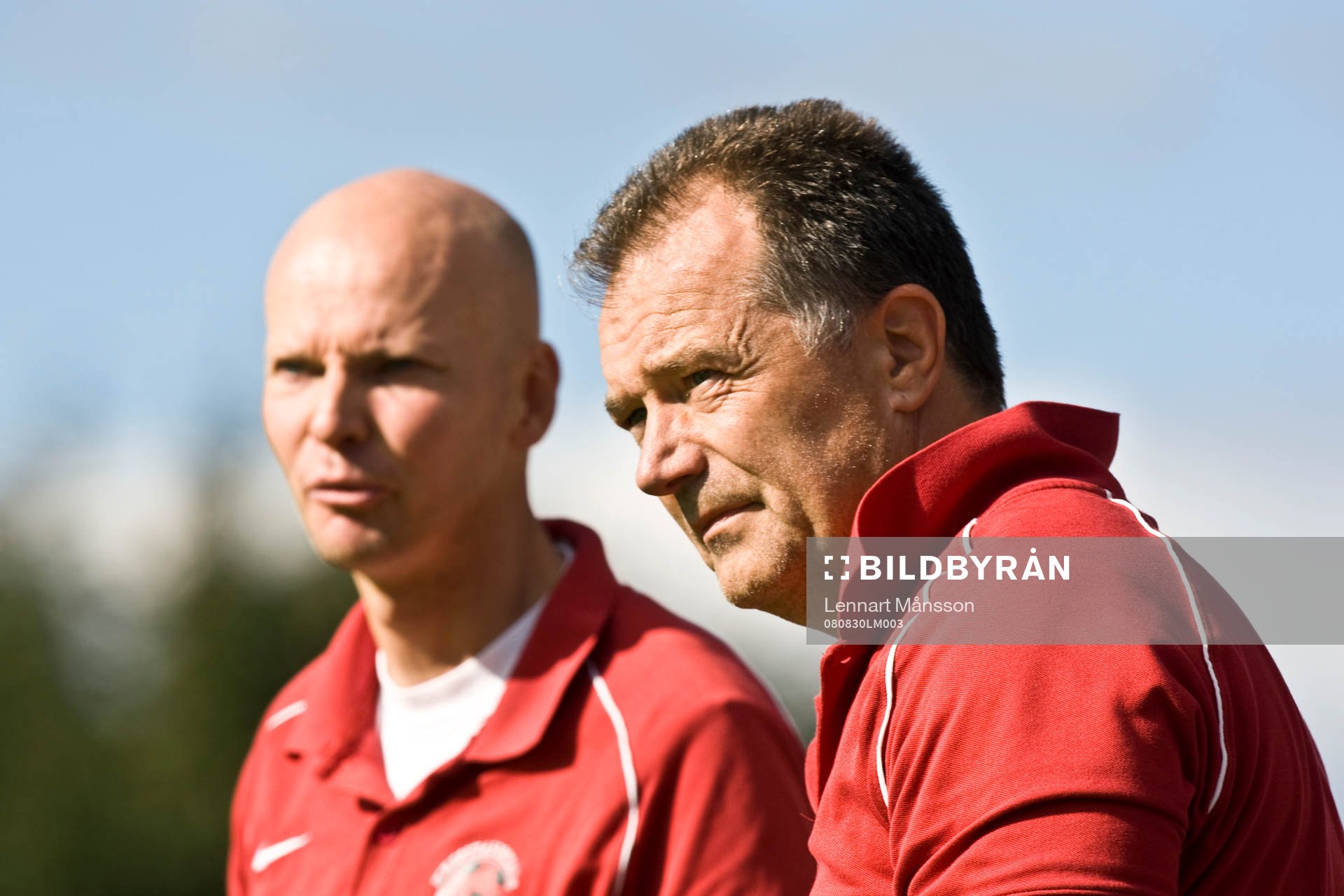  Thomas Mårtensson och Ulf Palmqvist, tränare.