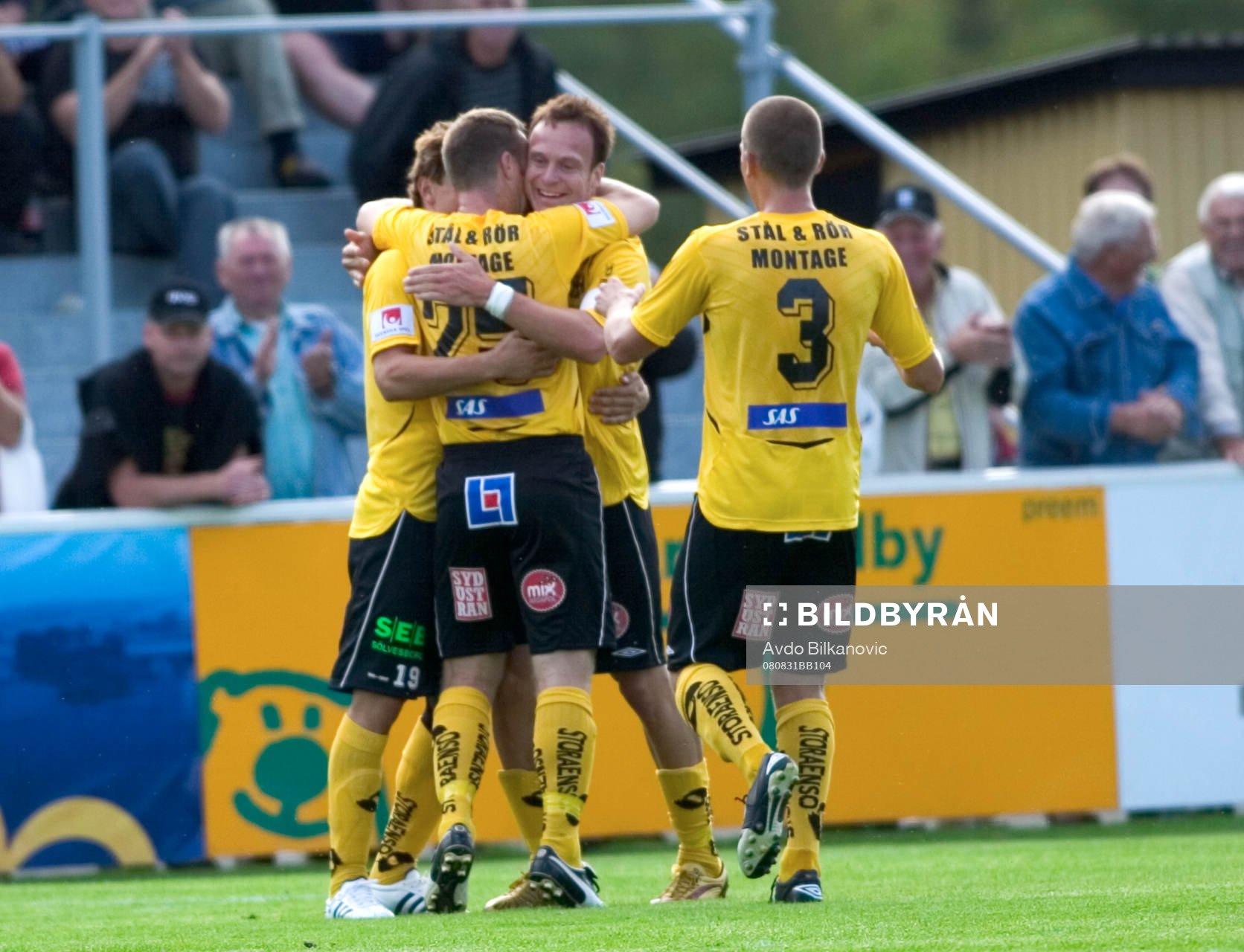 Niklas Skoog, Mjällby, jubel