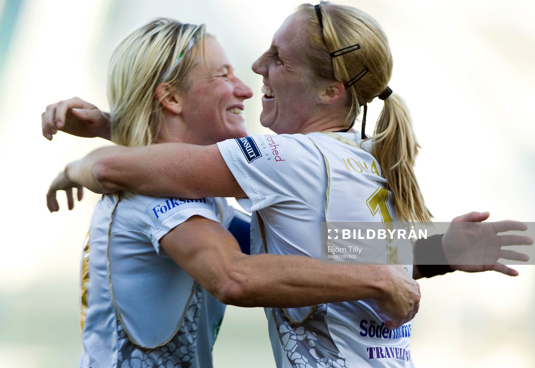 Kristin Bengtsson, och Sara Johansson, Hammarby