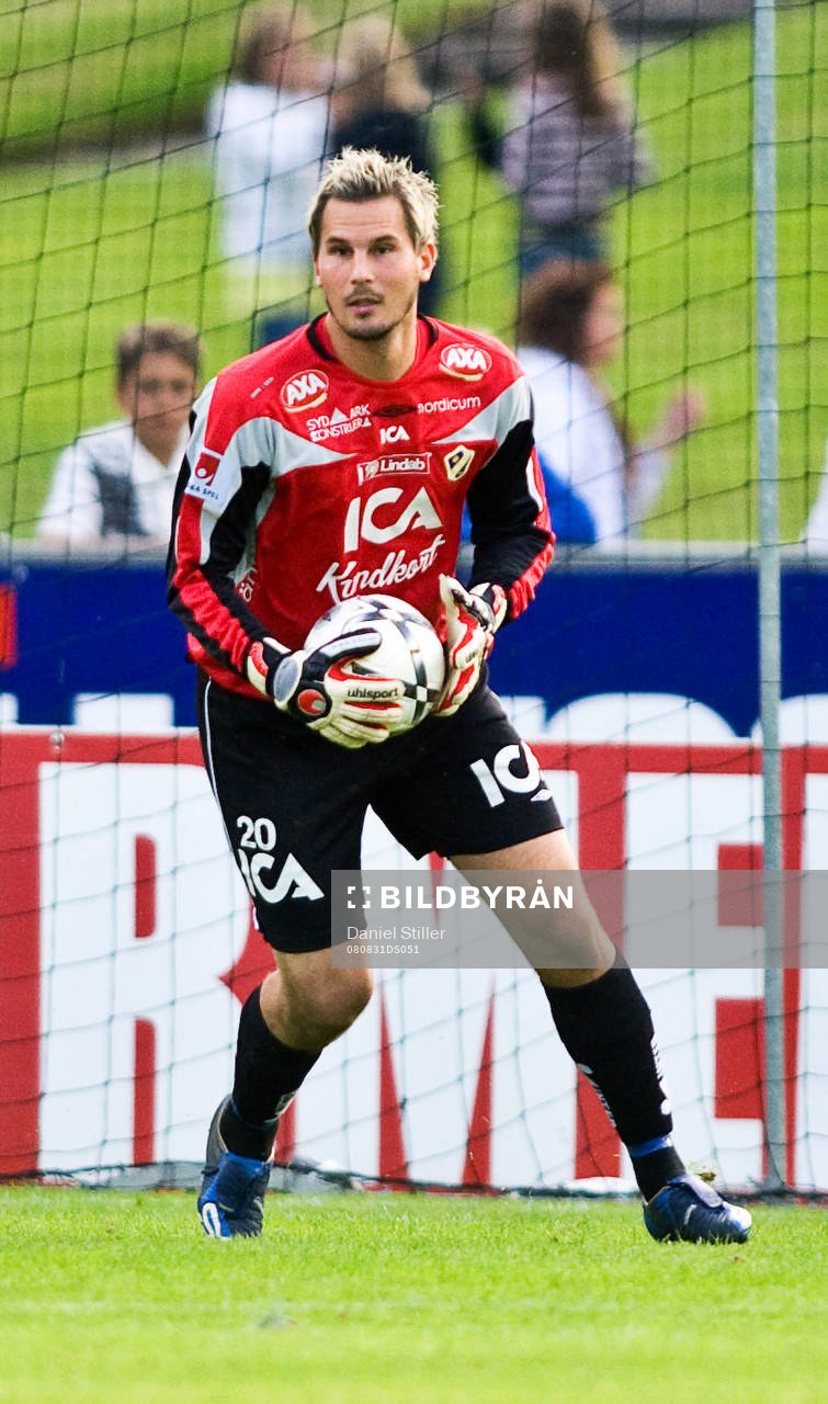 Magnus Bahne, målvakt Halmstad
