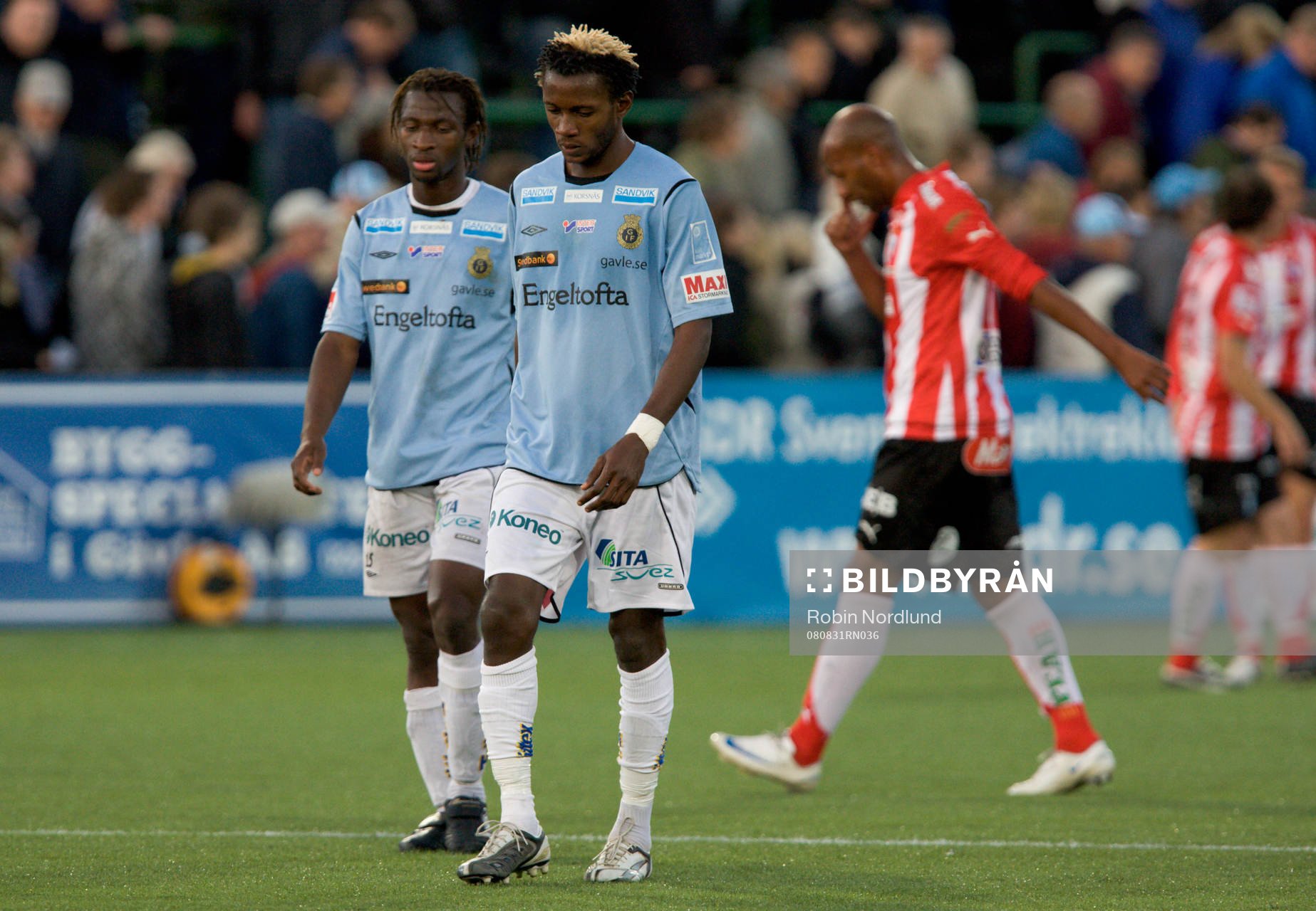 Yannick Bapupa och Amadou Jawo, Gefle depp