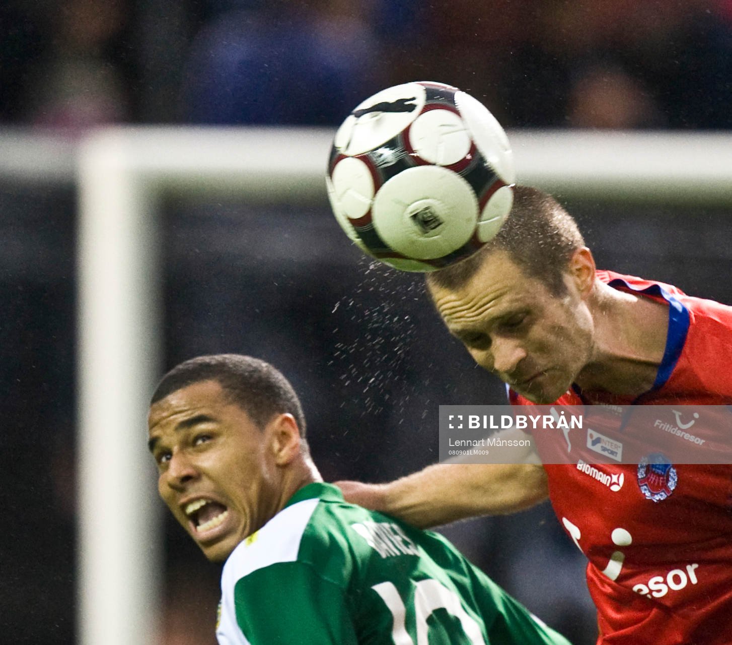 Charlie Davies, Hammarby och Hannu Patronen, Helsingborg.