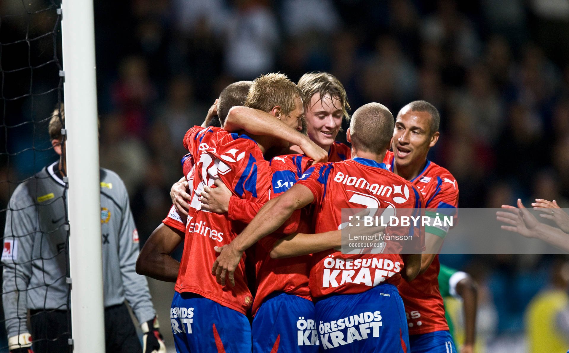 Glädje, jubel. Rasmus Jönsson och Henrik Larsson