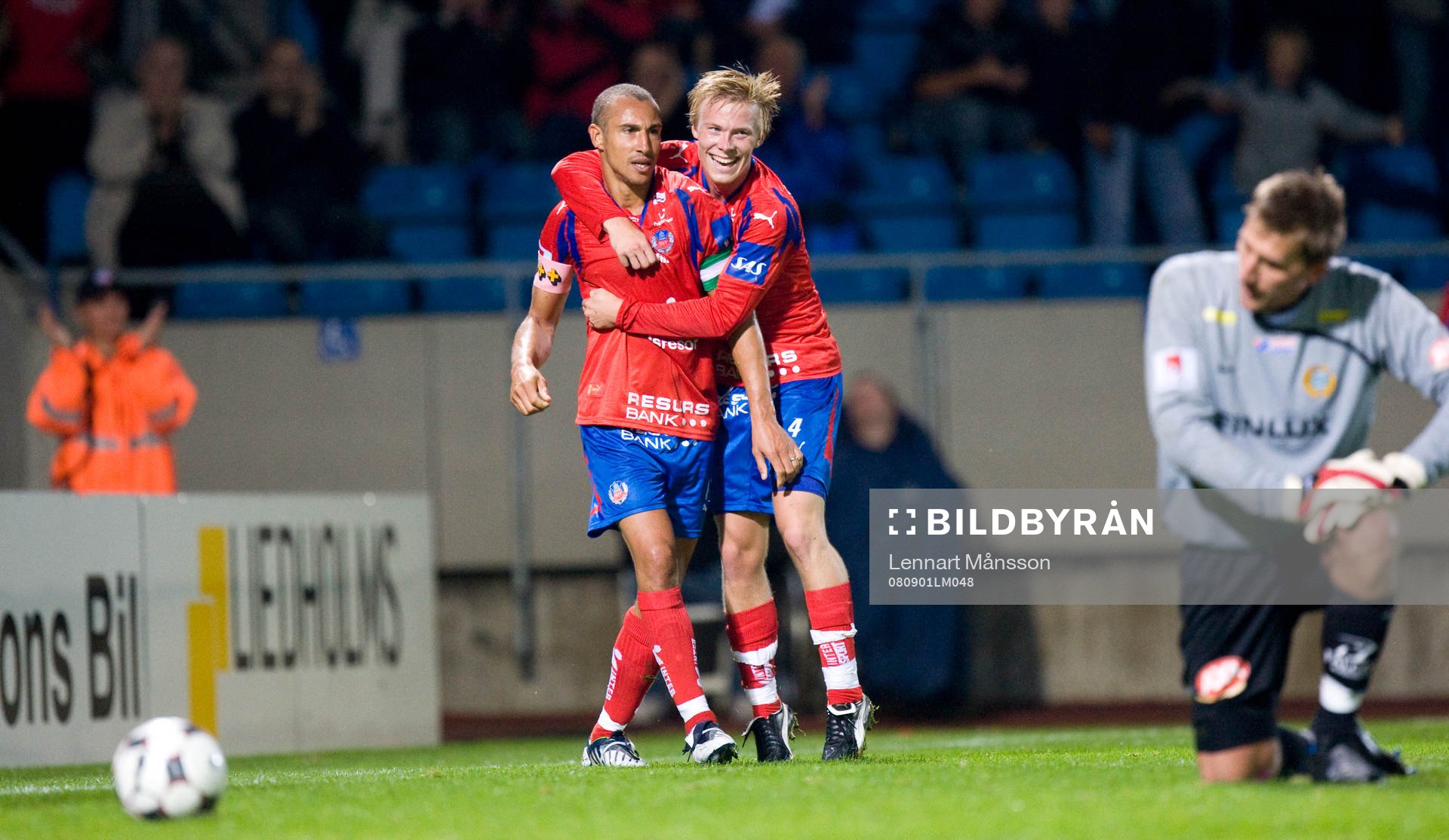 Henrik Larsson och Andreas Landgren, Kristoffer Björklund,