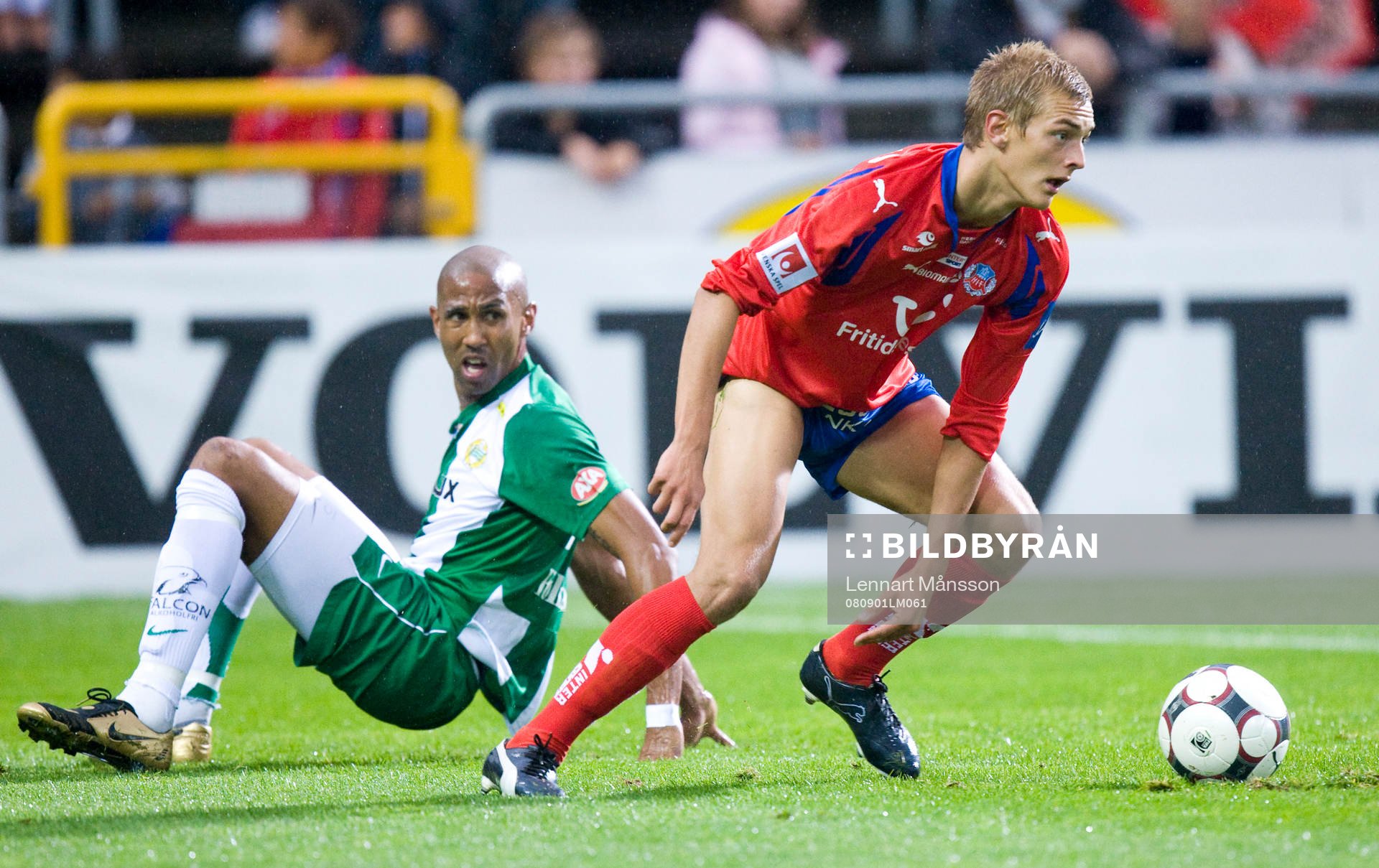 Joel Ekstrand och Hammarbys Nathan Paulse