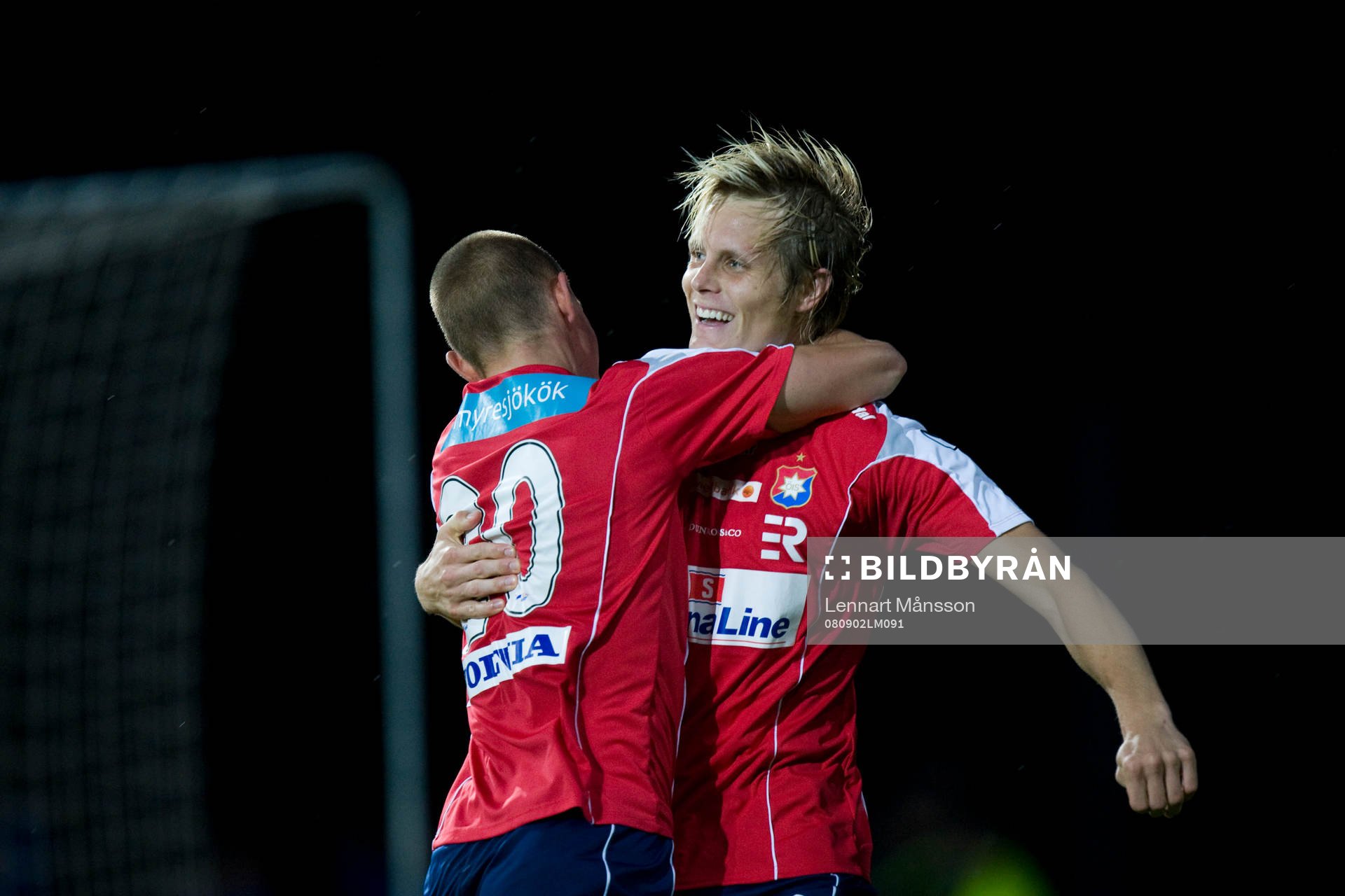 0-2, Anton Holmberg som grattas av Christian Lindström