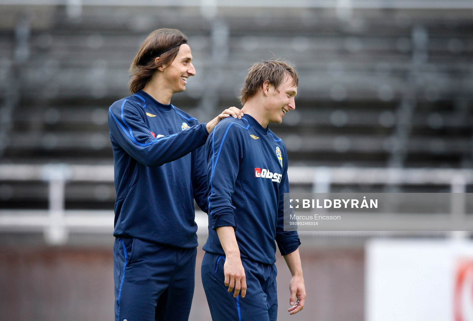 Zlatan Ibrahimovic och Kim Källström