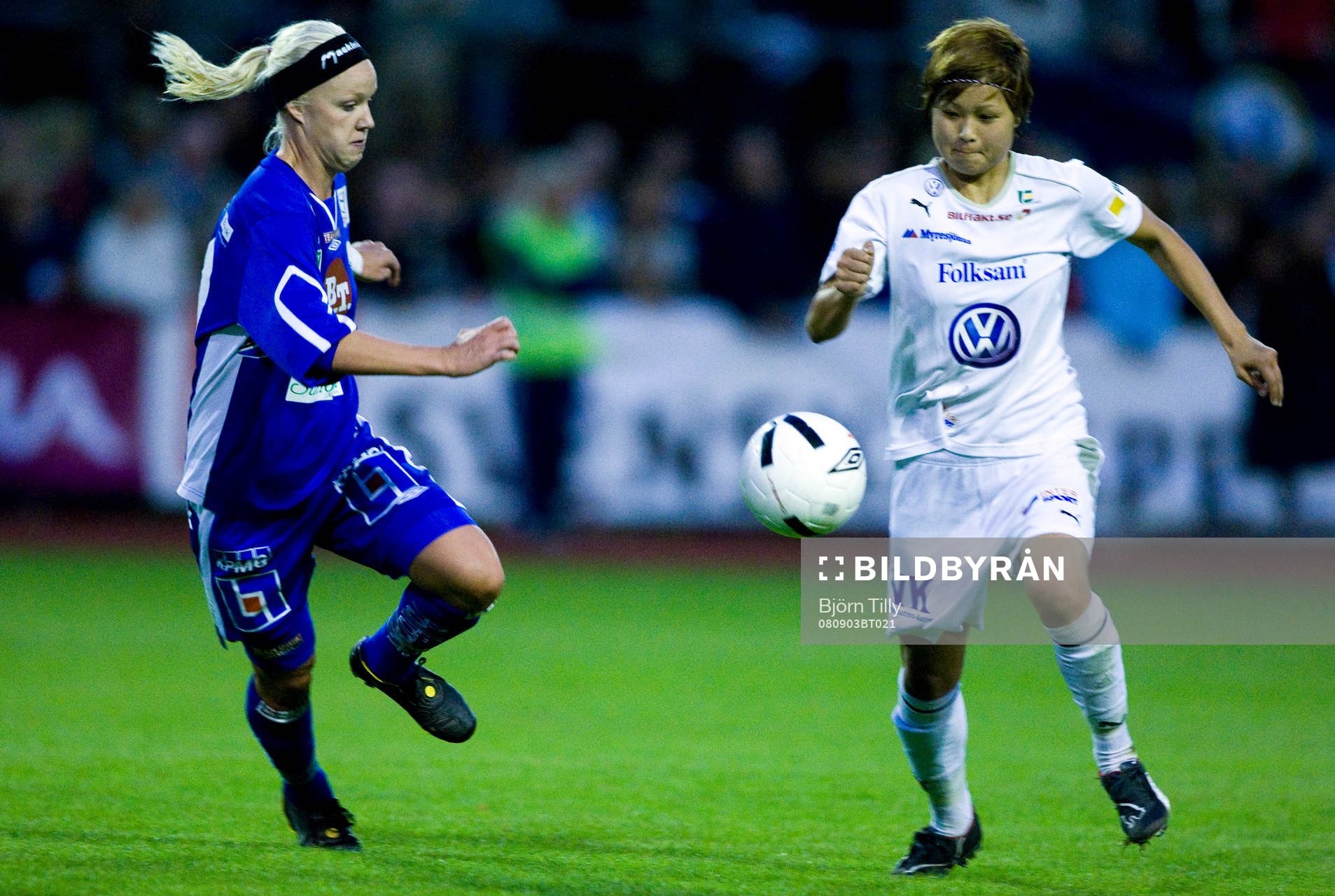 Caroline Seger, Linköping och Mami Yamaguchi, Umeå