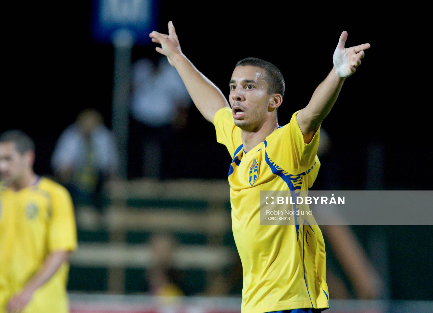 Guillermo Molins, Sverige gör 1-0, jubel