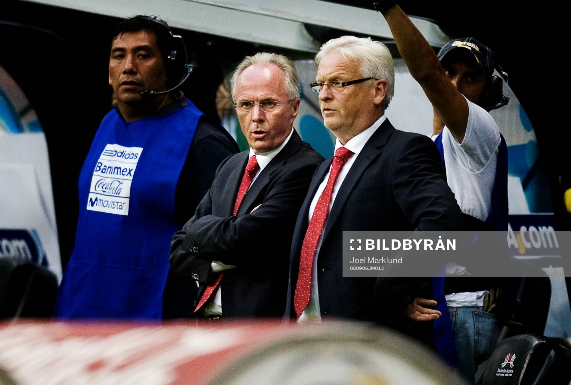Sven-Göran Eriksson, förbundskapten, Mexico, och Hans