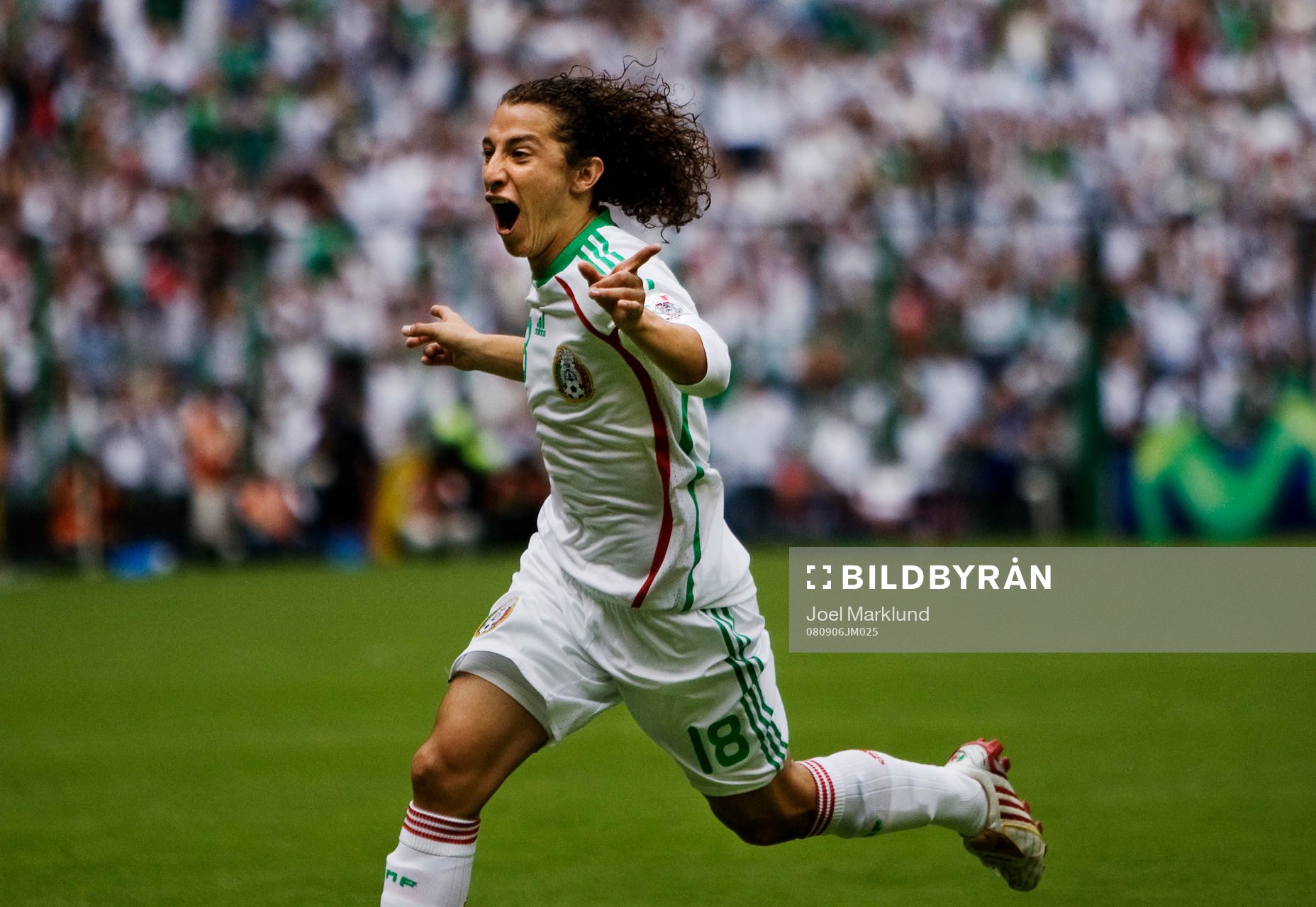  Andres Guardado, Mexico, jubel efter 1-0.