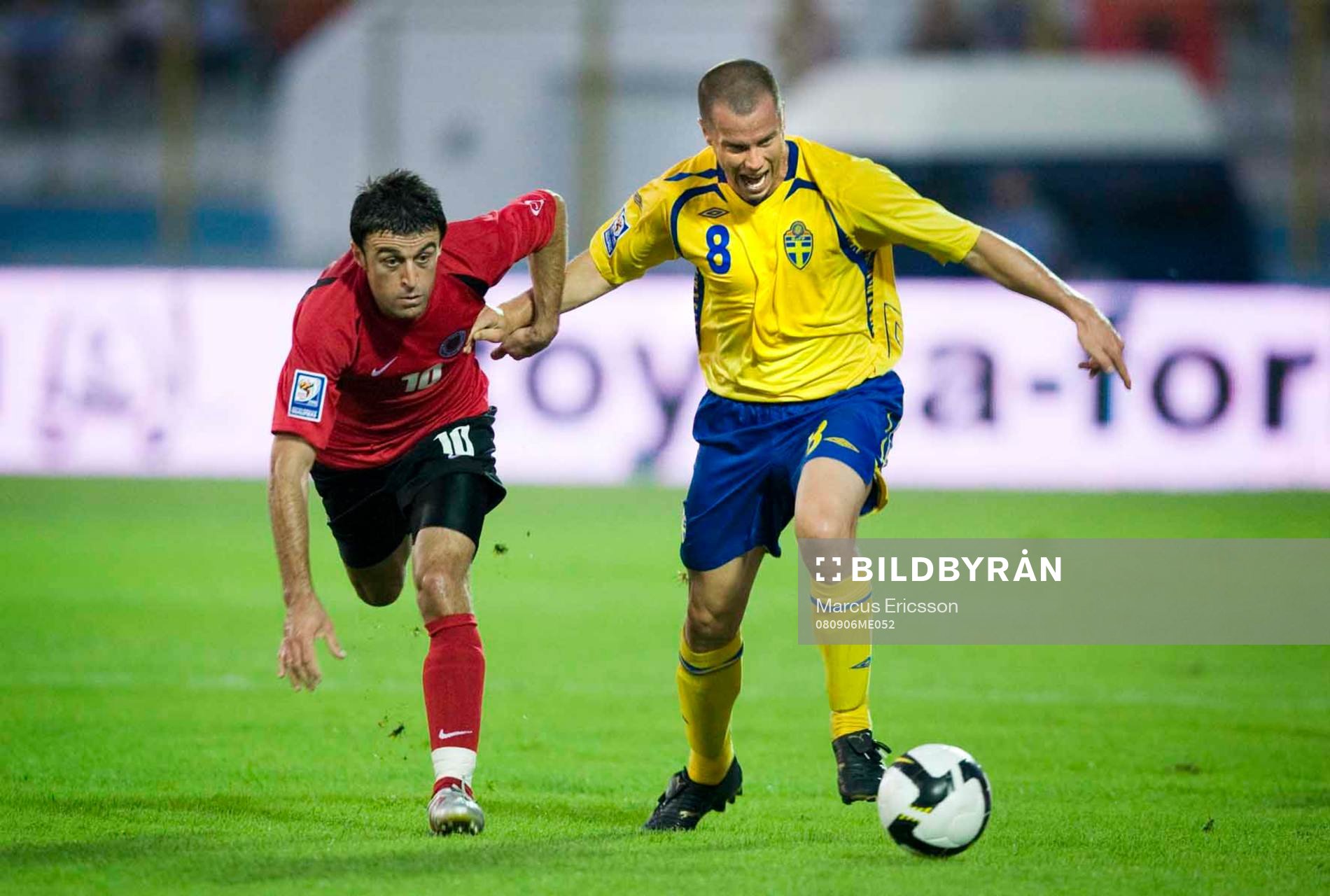 Daniel Andersson, Sverige och Klodian Duro, Albanien