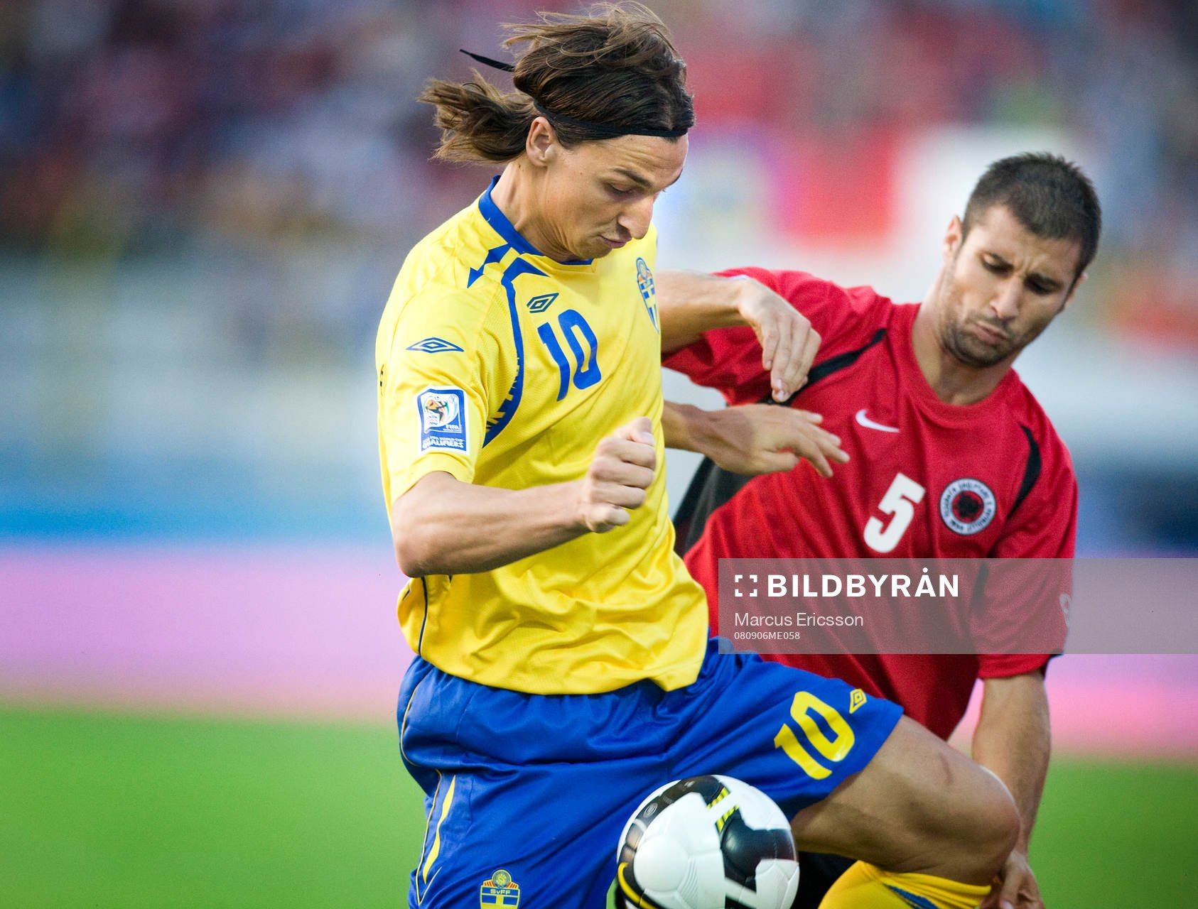 Zlatan Ibrahimovic, Sverige och Lorik Cana, Albanien