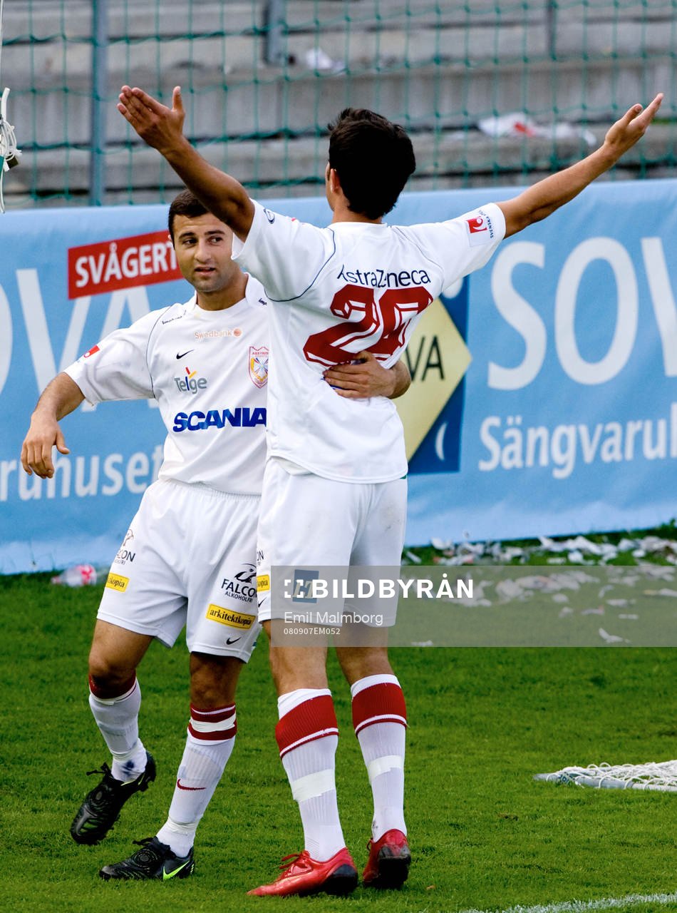 Mattias Genc, Assyriska 2-0. Jubel