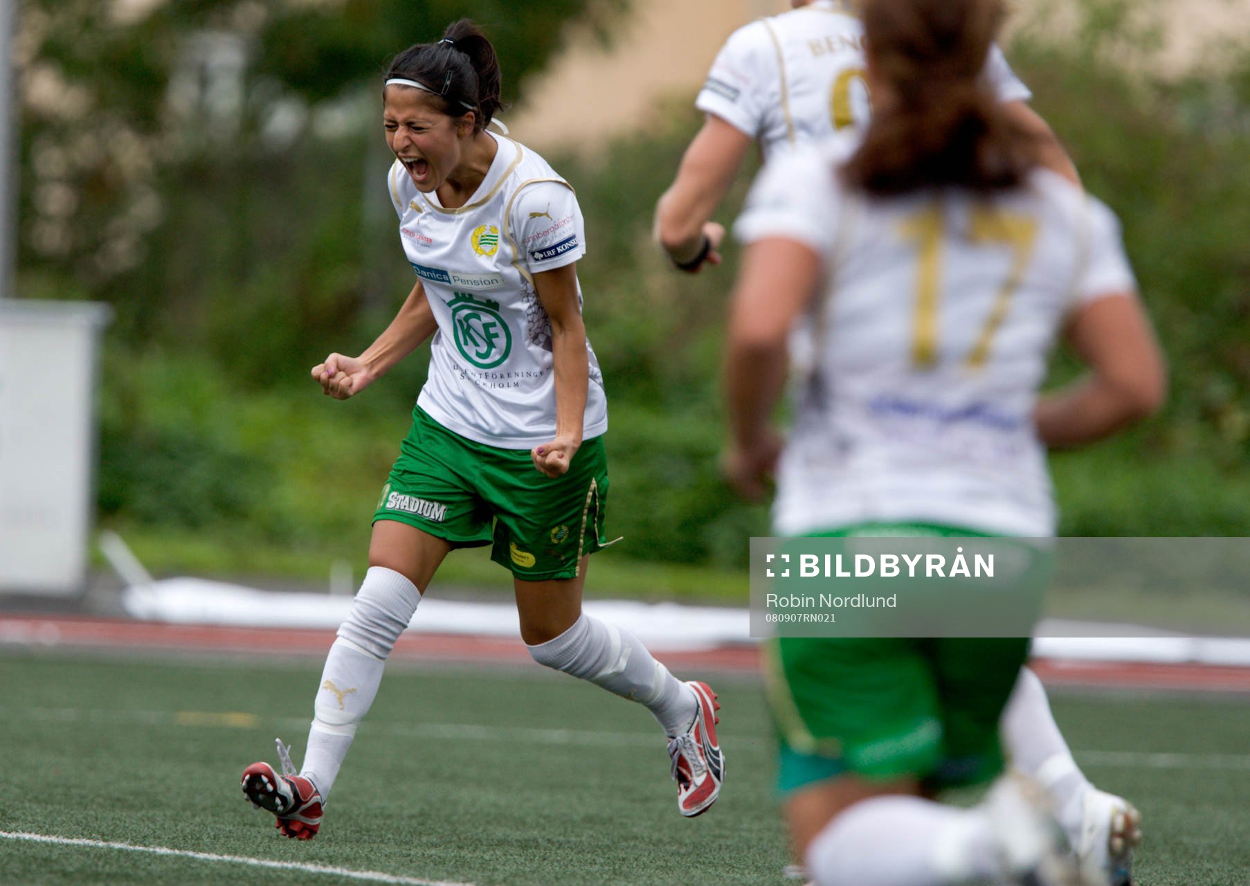  Nazanin Vaseghpanah, Hammarby jubel efter 1-0