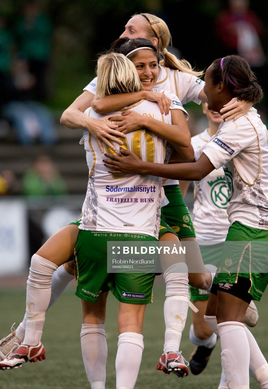  Nazanin Vaseghpanah, Hammarby jubel efter 2-0