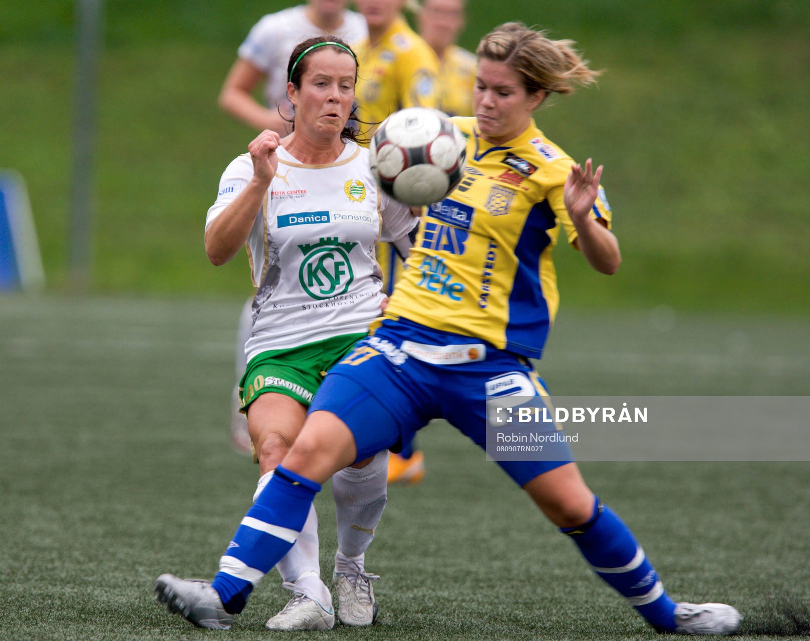 Hanna Folkesson, Umeå Södra och Jennie Jonsson, Hammarby
