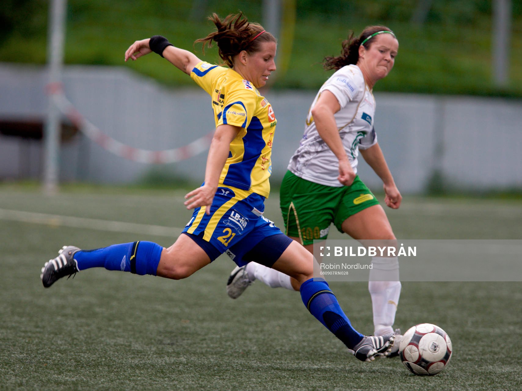 Petra Vaelma, Umeå Södra och Jennie Jonsson, Hammarby