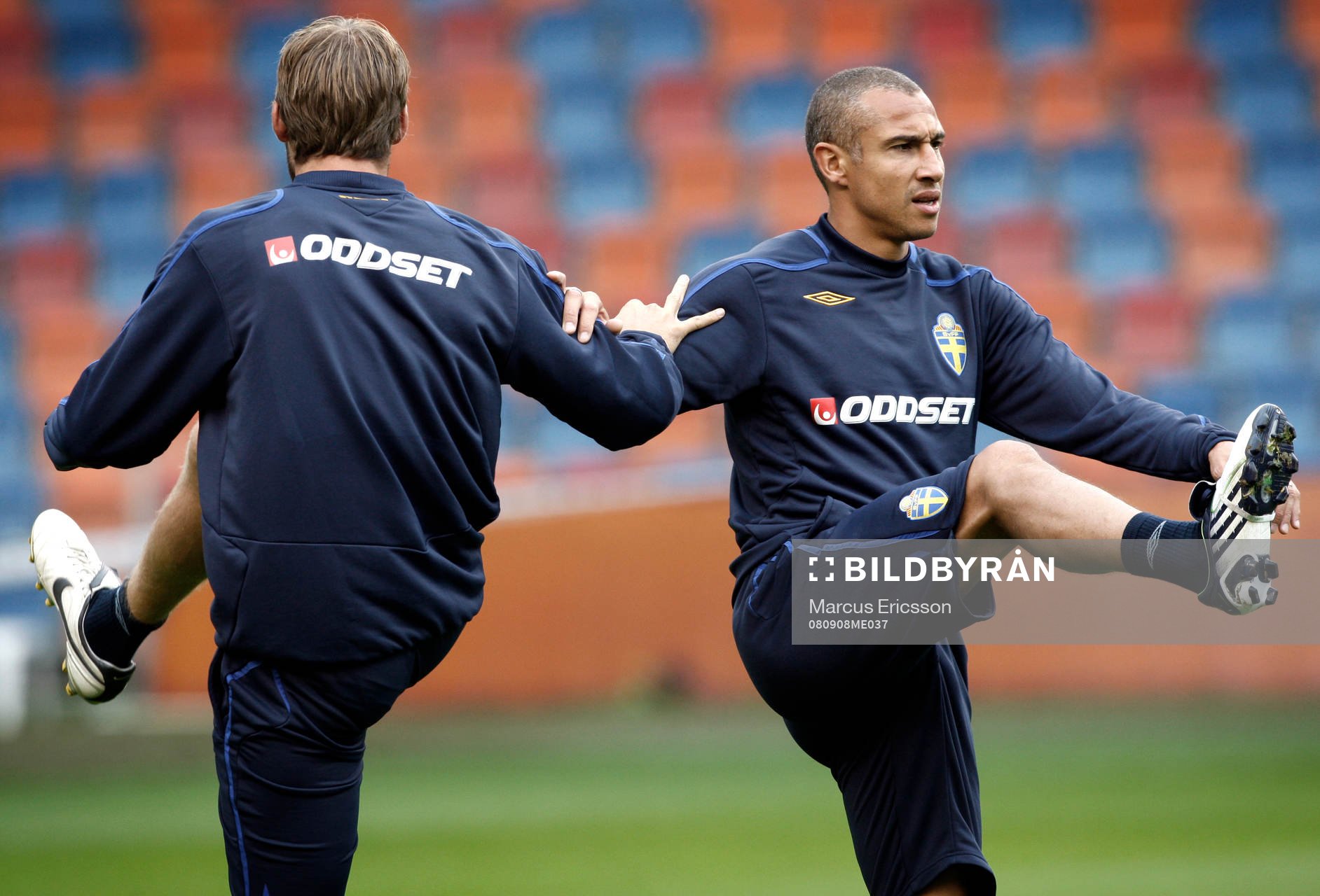 Olof Mellberg och Henrik Larsson