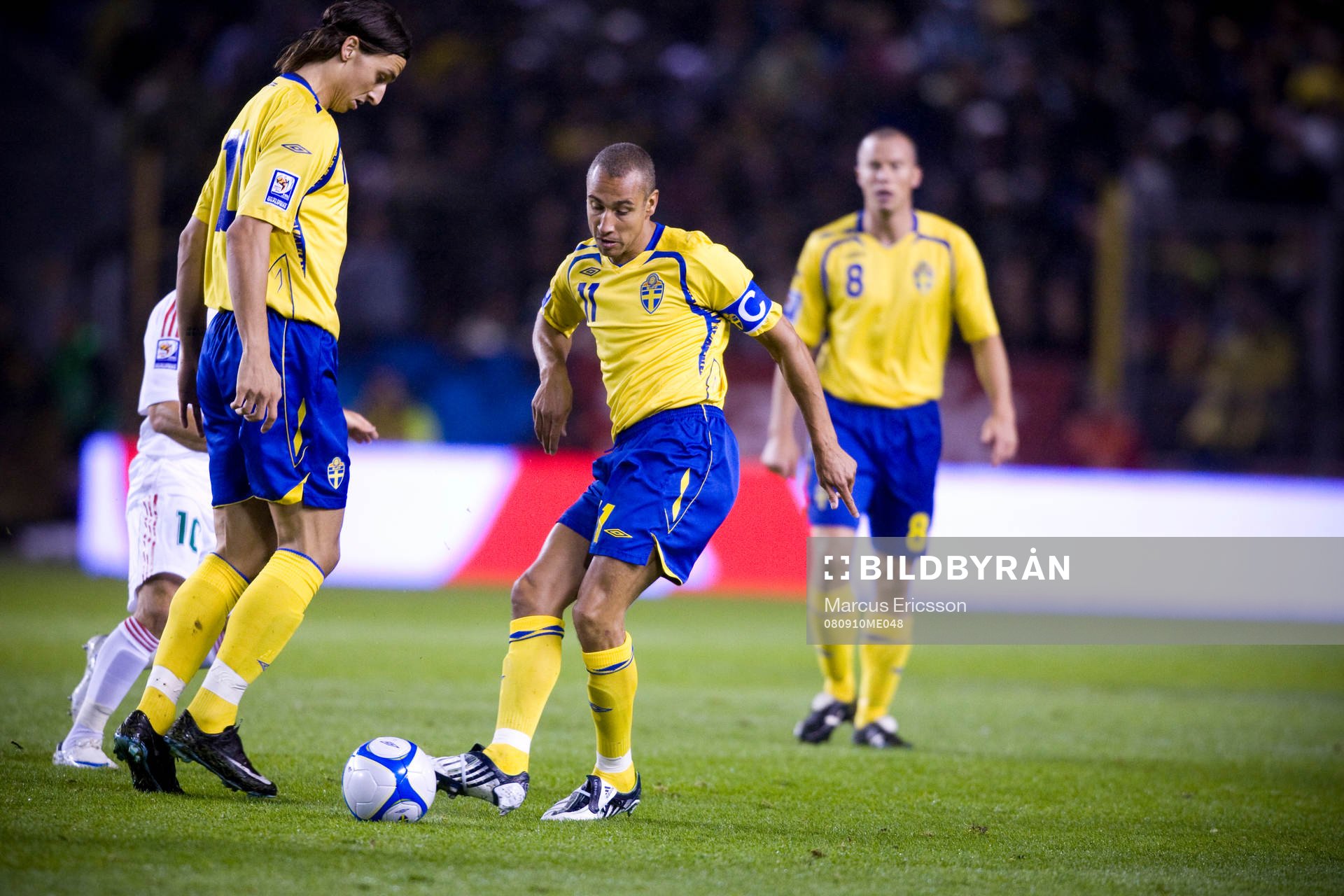 Zlatan Ibrahimovic och Henrik Larsson samspelar