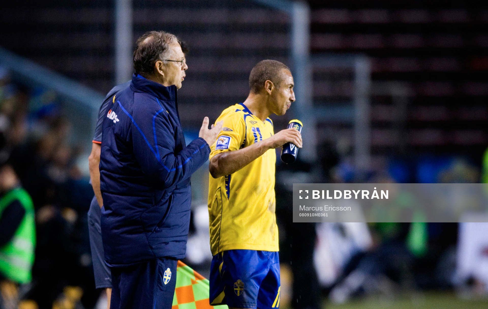 Kaptenerna Lars Lagerbäck och Henrik Larsson