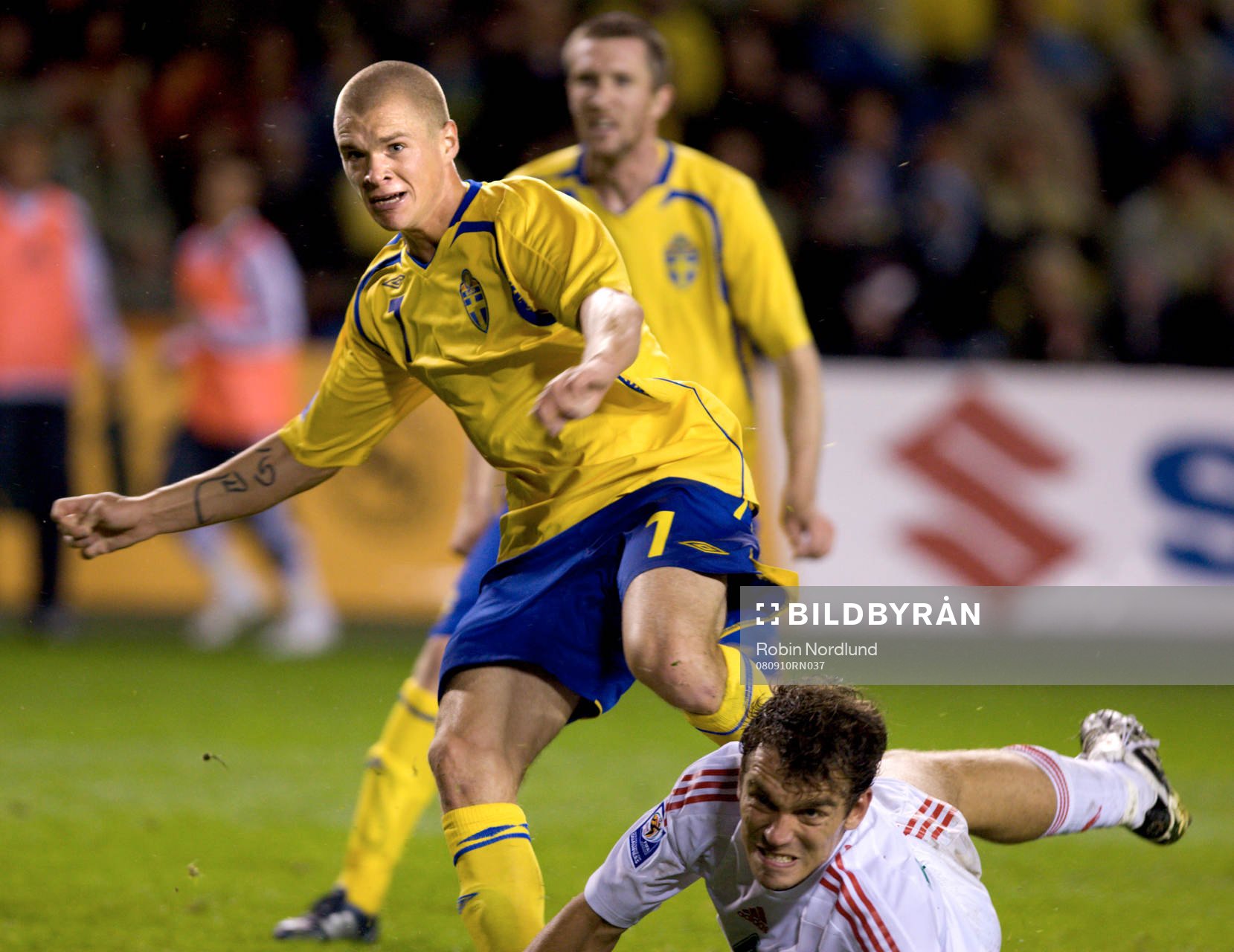 Samuel Holmén, Sverige gör 2-0
