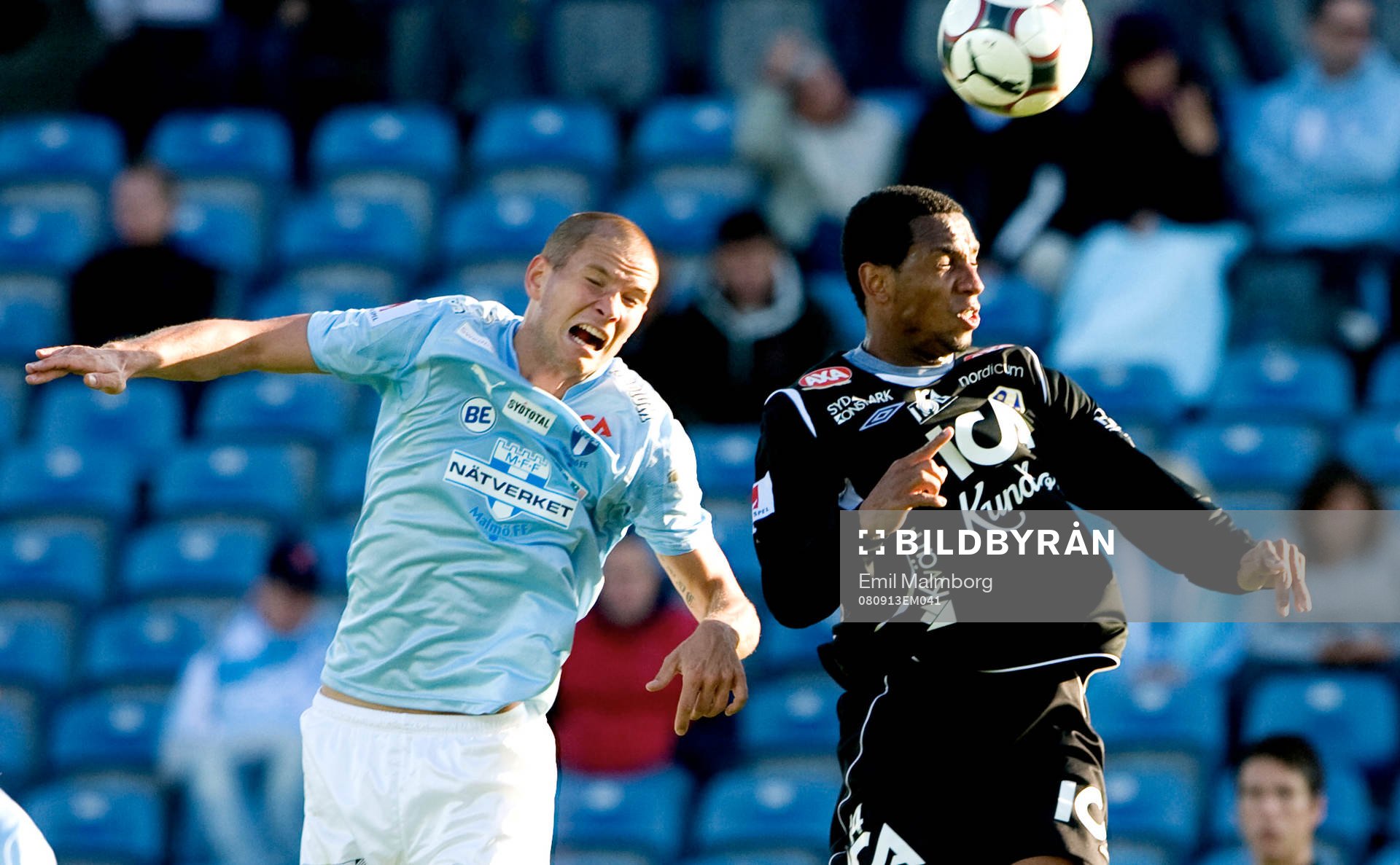   Robert Åhman Persson och Anselmo. Nick, nickduell.