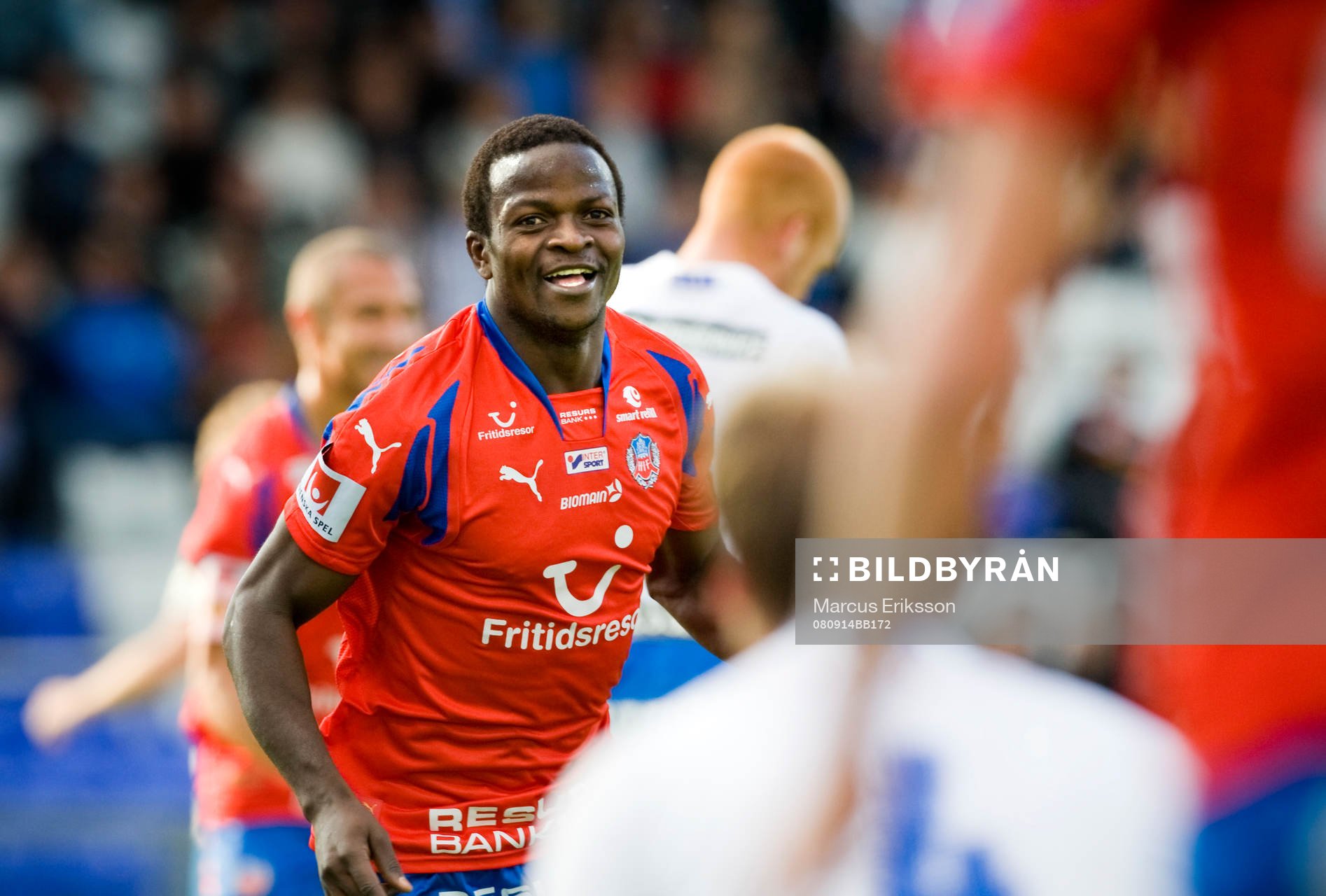 Isaac Chansa, Helsingborg, jubel