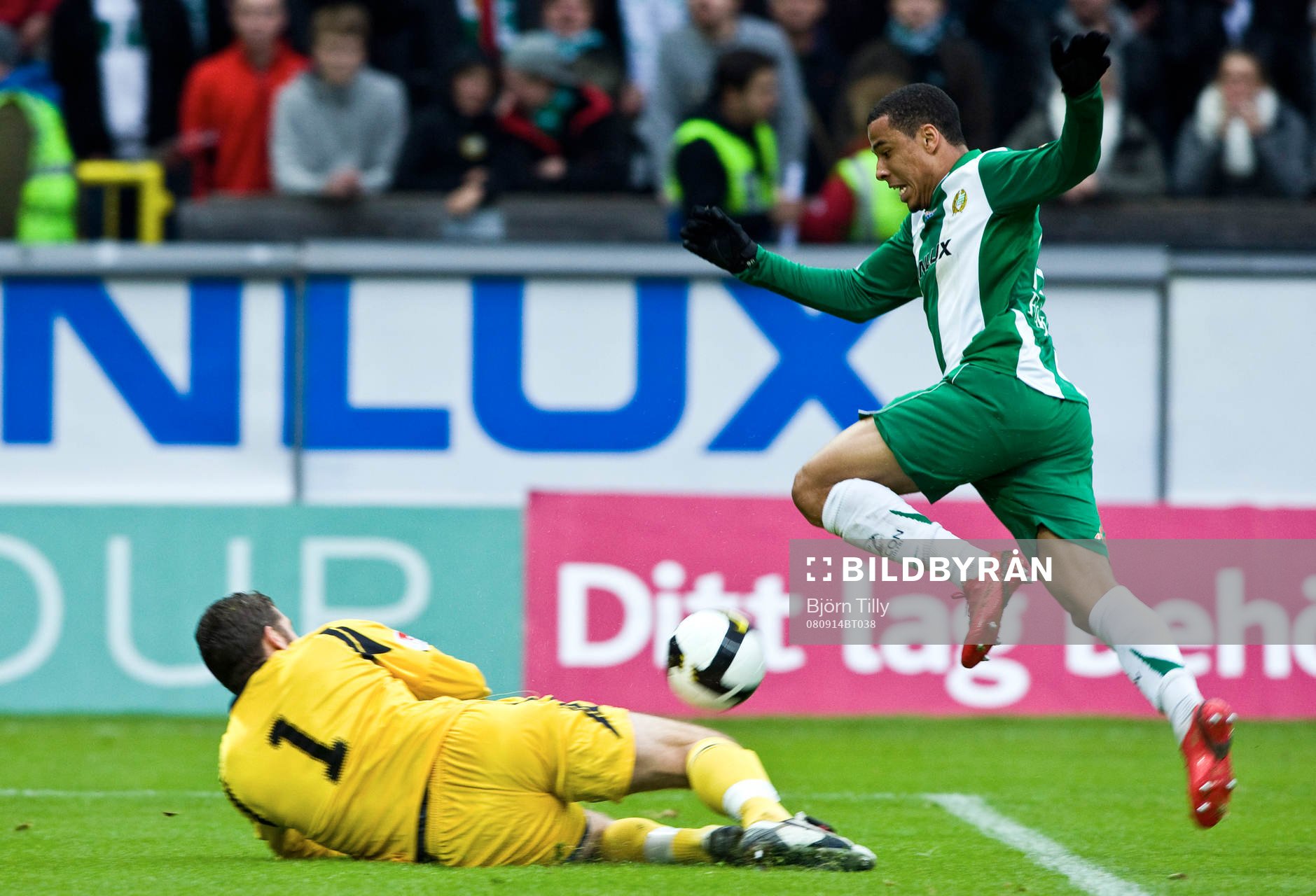 Petter Wastå, målvakt, Kalmar och Charlie Davies, Hammarby
