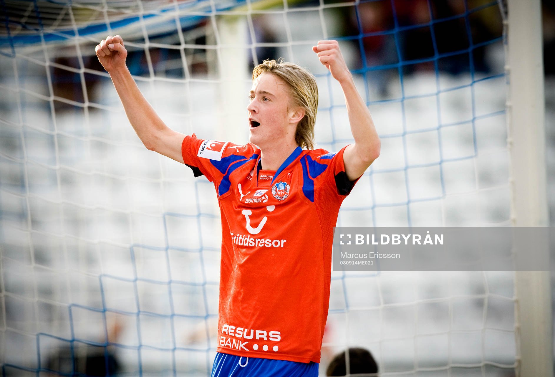 Rasmus Jönsson, Helsingborg, jubel mot fansen