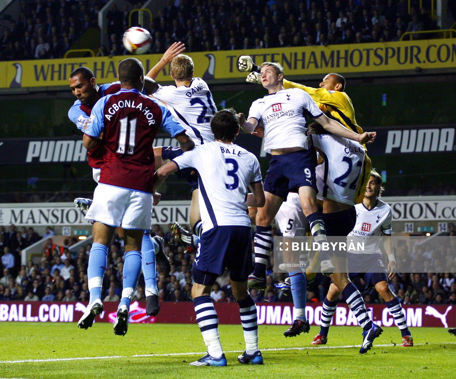 Fotboll, Premier League, Engelsk liga, Tottenham - Aston