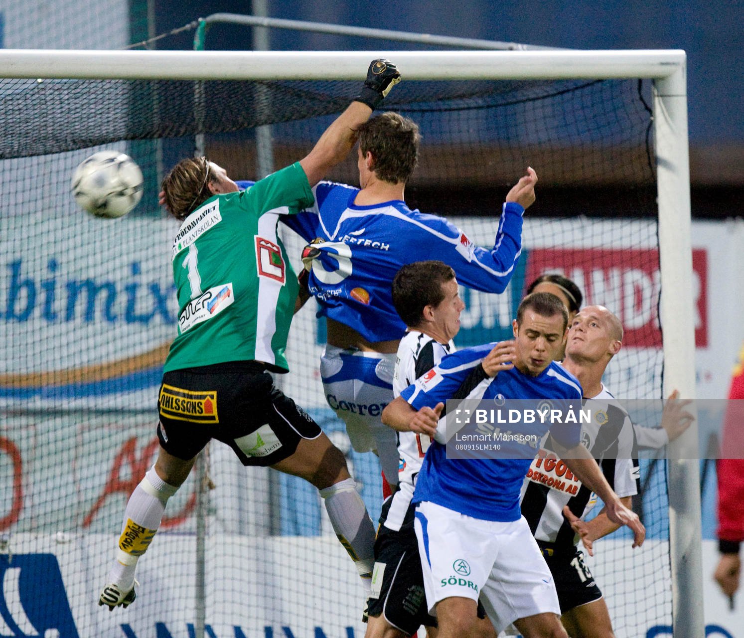 Erik Moberg oroar Sebastian Karlsson, målvakt, Landskrona