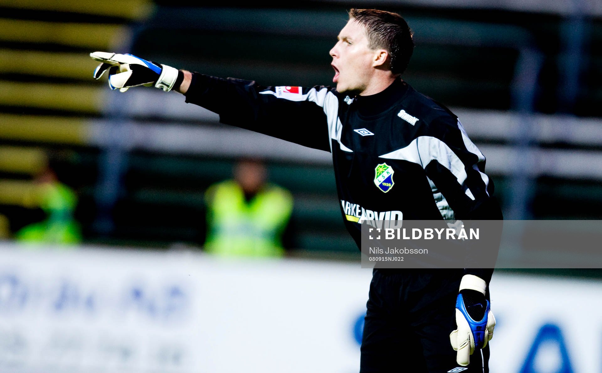 Colin Burns, målvakt, Ljungskile, skriker, skrik