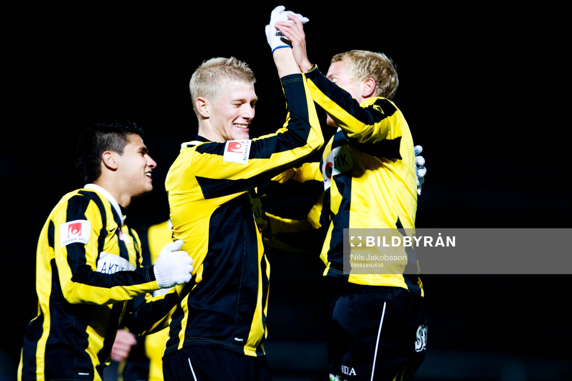 Paulinho, Tom Söderberg, Marcus Jarlegren, Häcken, Jubel
