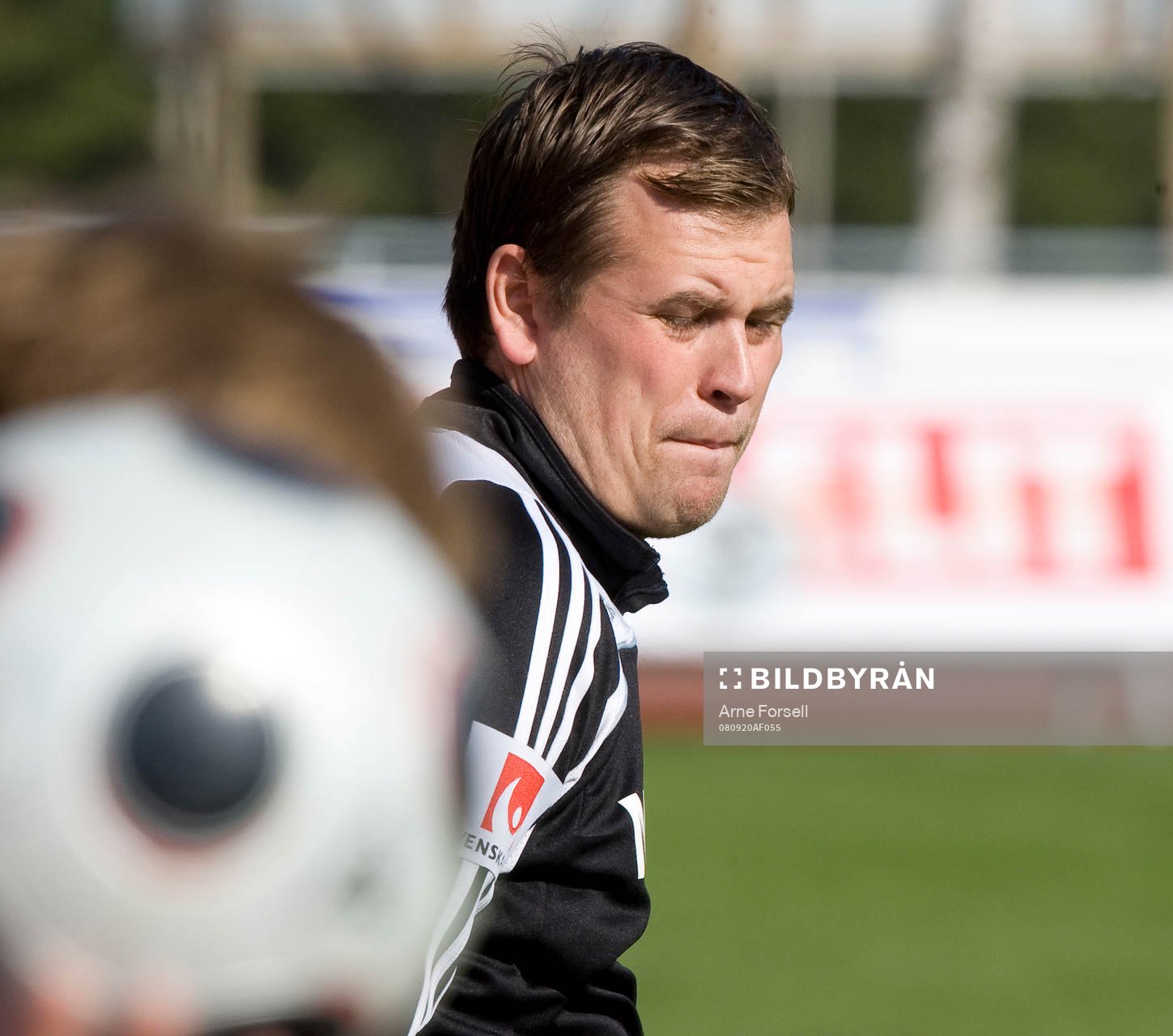 Tränare Mikael Stahre, Väsby, har lätt för att hålla
