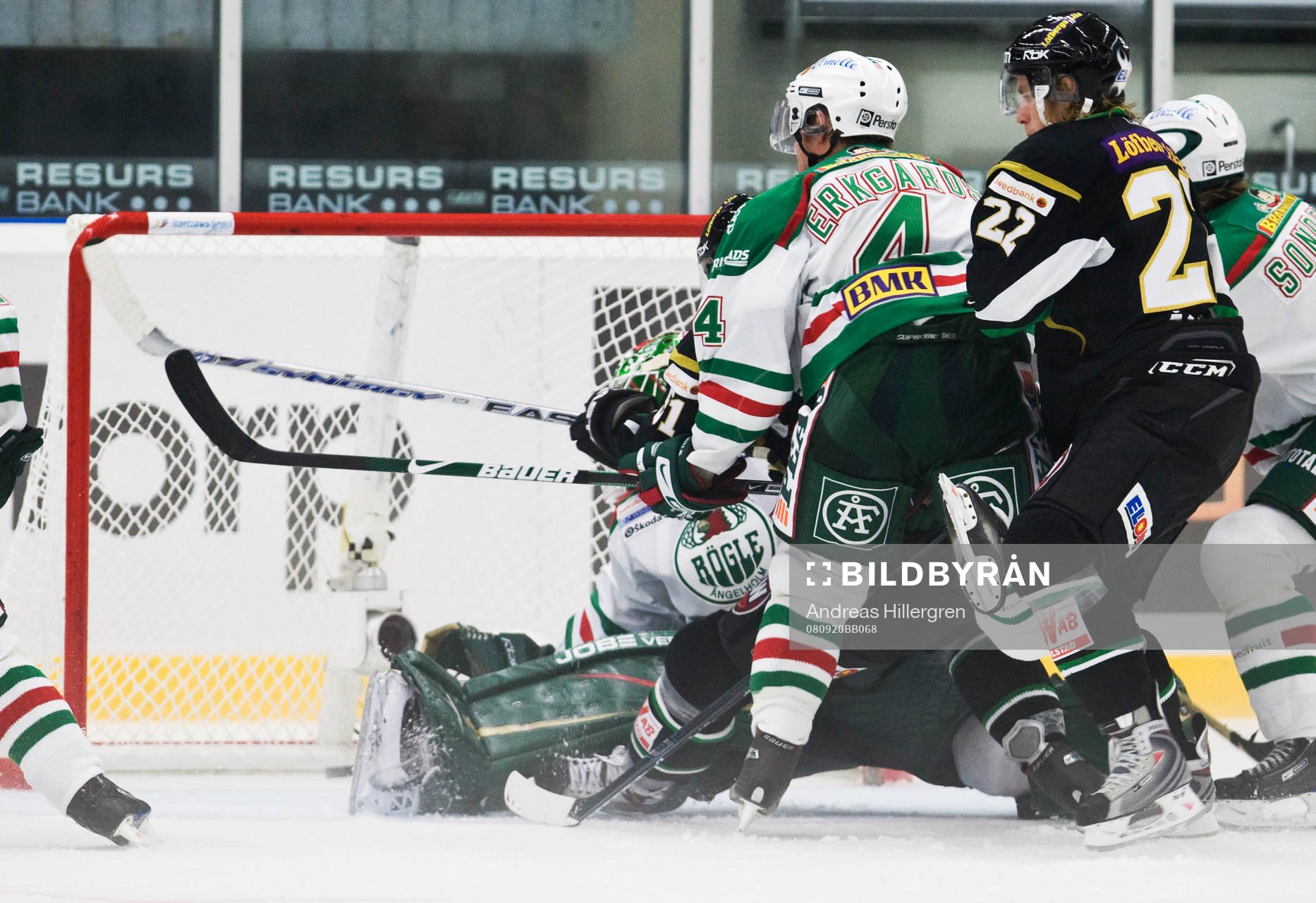 Rögle  - Färjestad: Cristopher Nihlstorp släpper in 1-4