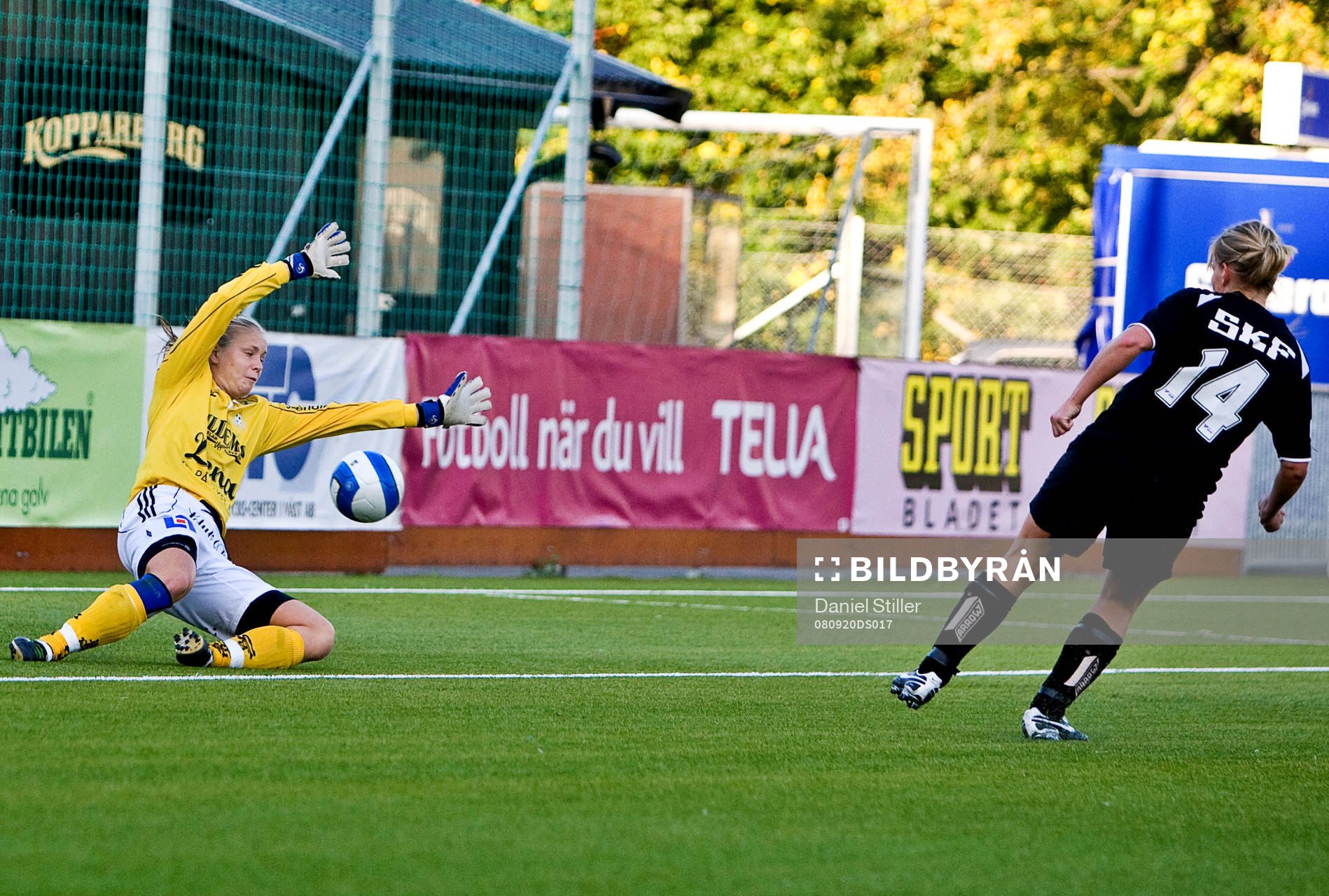 Fotboll, dam, Damallsvenskan, Kopparberg/Göteborg -