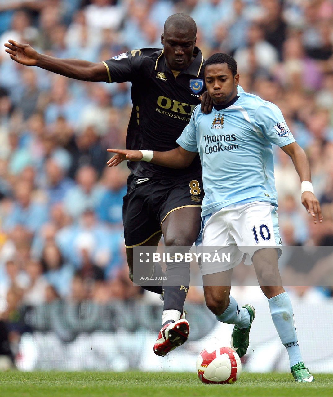 Fotboll, Premier League, engelsk, Manchester City -