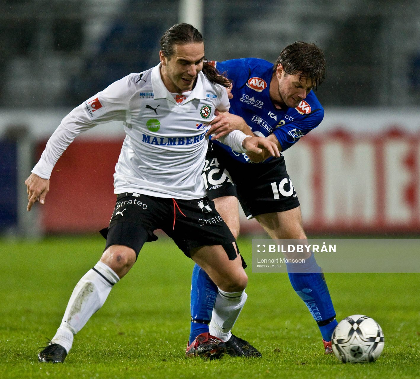 Nordin Gerzic och Sebastian Johansson