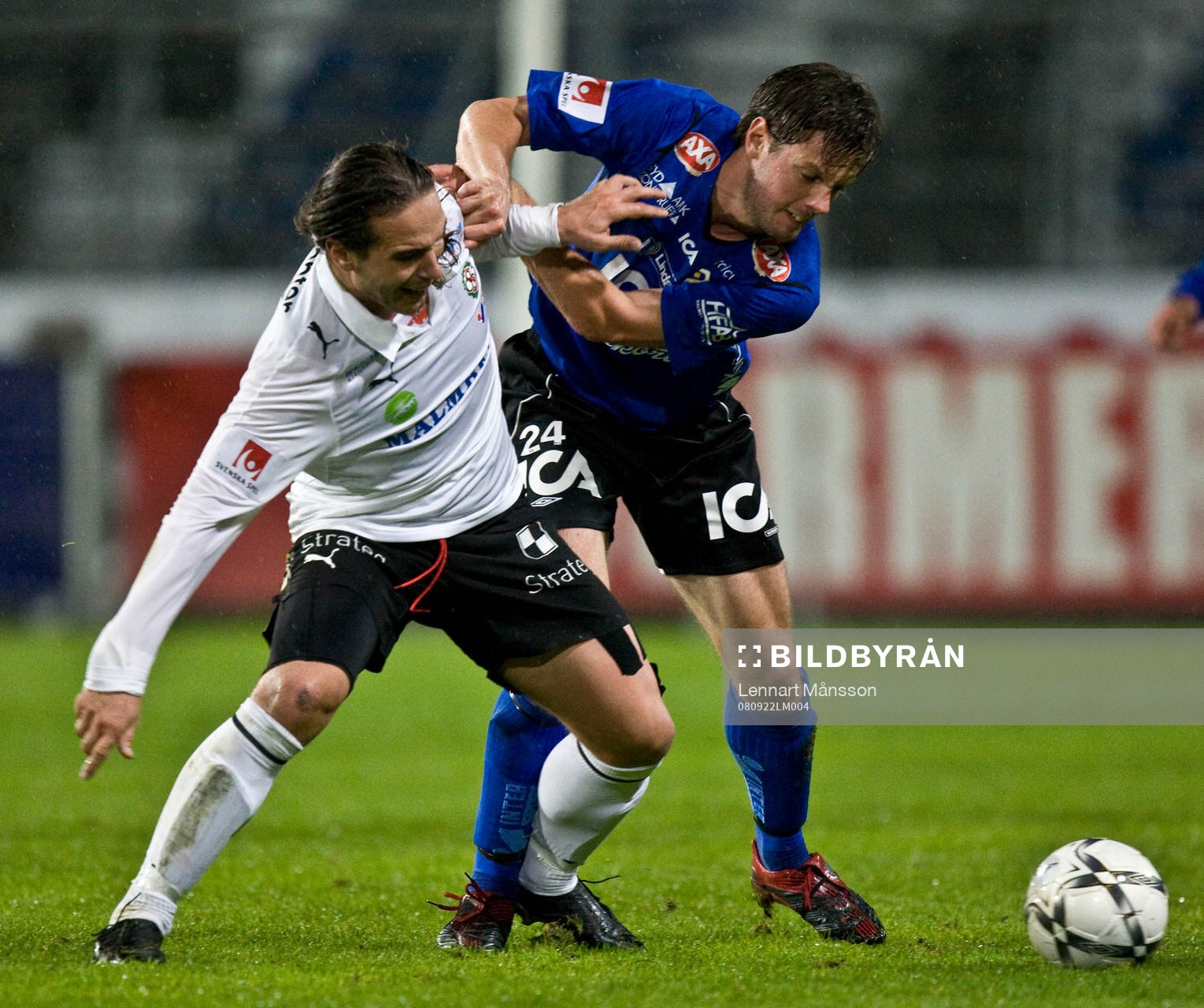Nordin Gerzic och Sebastian Johansson
