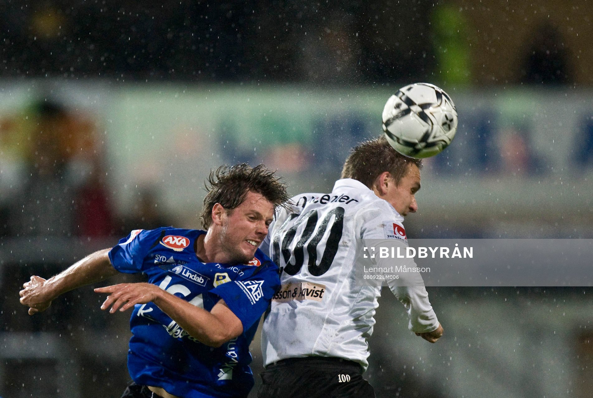Sebastian Johansson och Fredrik Nordback. Nickduell