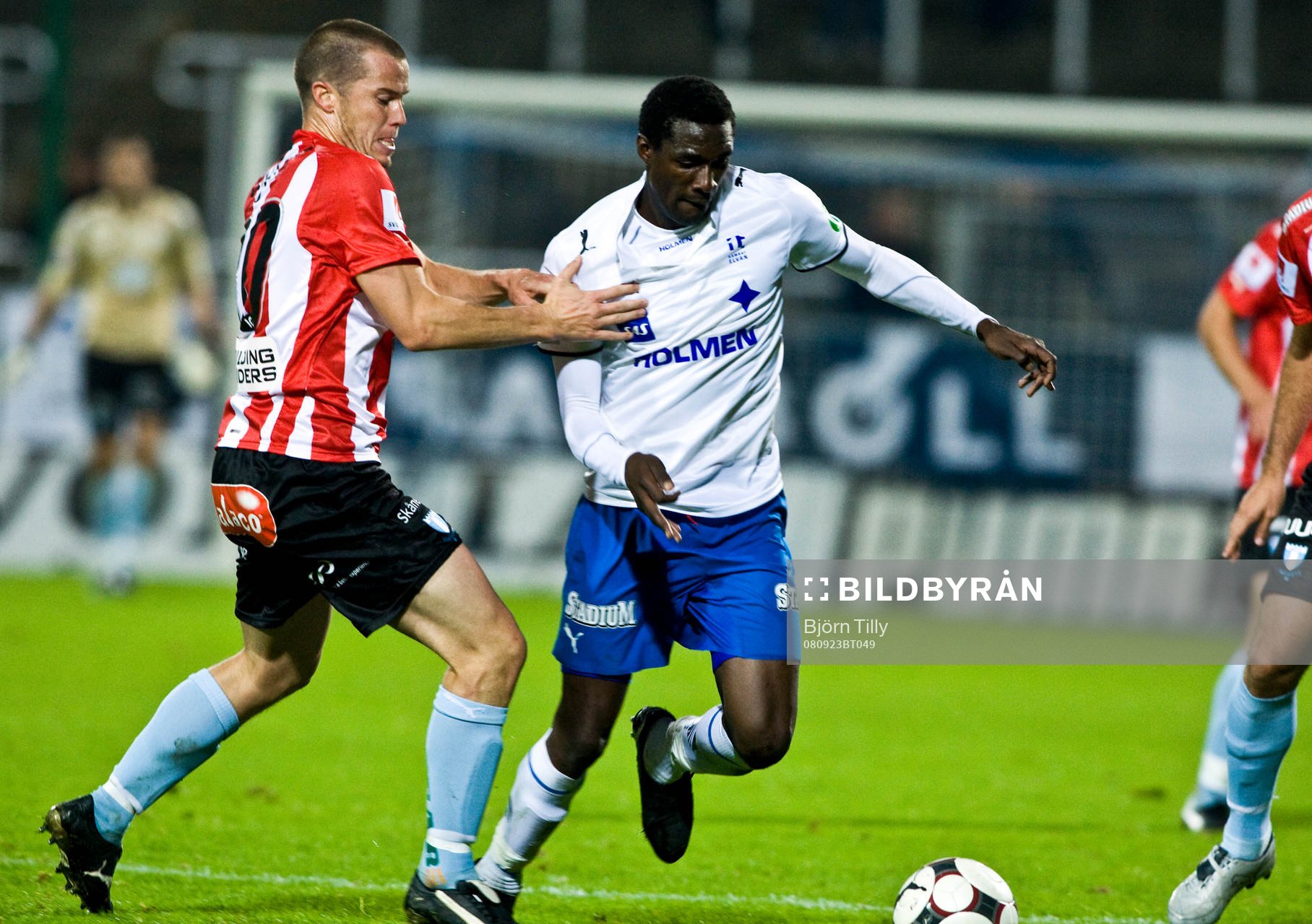 Daniel Andersson, Malmö FF och Russell Mwafulirwa,