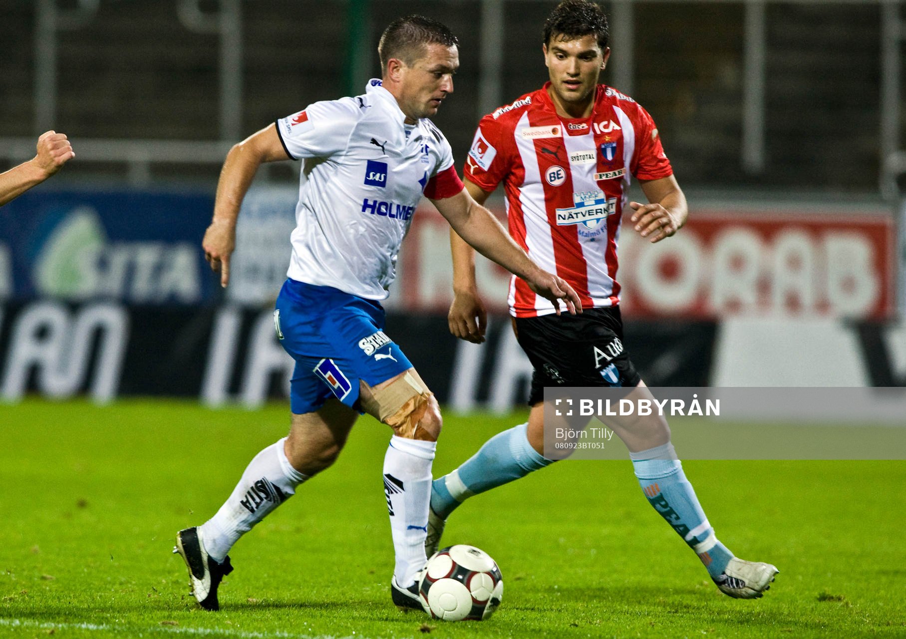 Mikael Blomberg, Norrköping och Labinot Harbuzi, Malmö FF