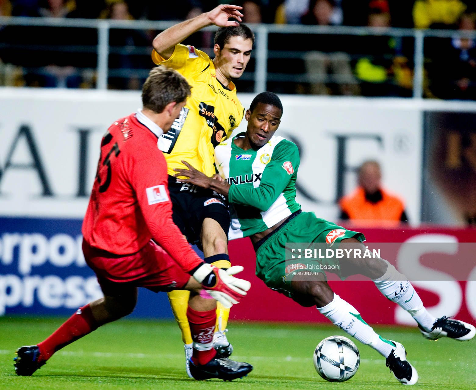 Denni Avdic, Elfsborg, Kristoffer Björklund, målvakt,