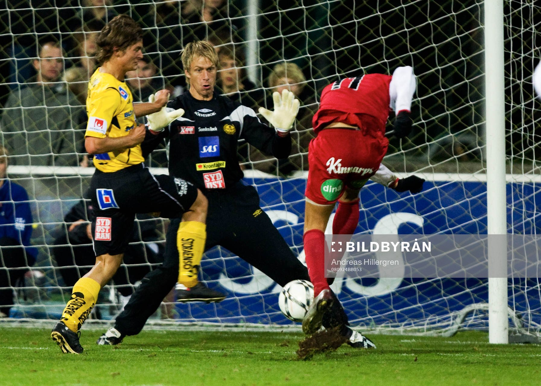  Reducerat av Kristoffer Fagercrantz mot Mattias Asper, målvakt.