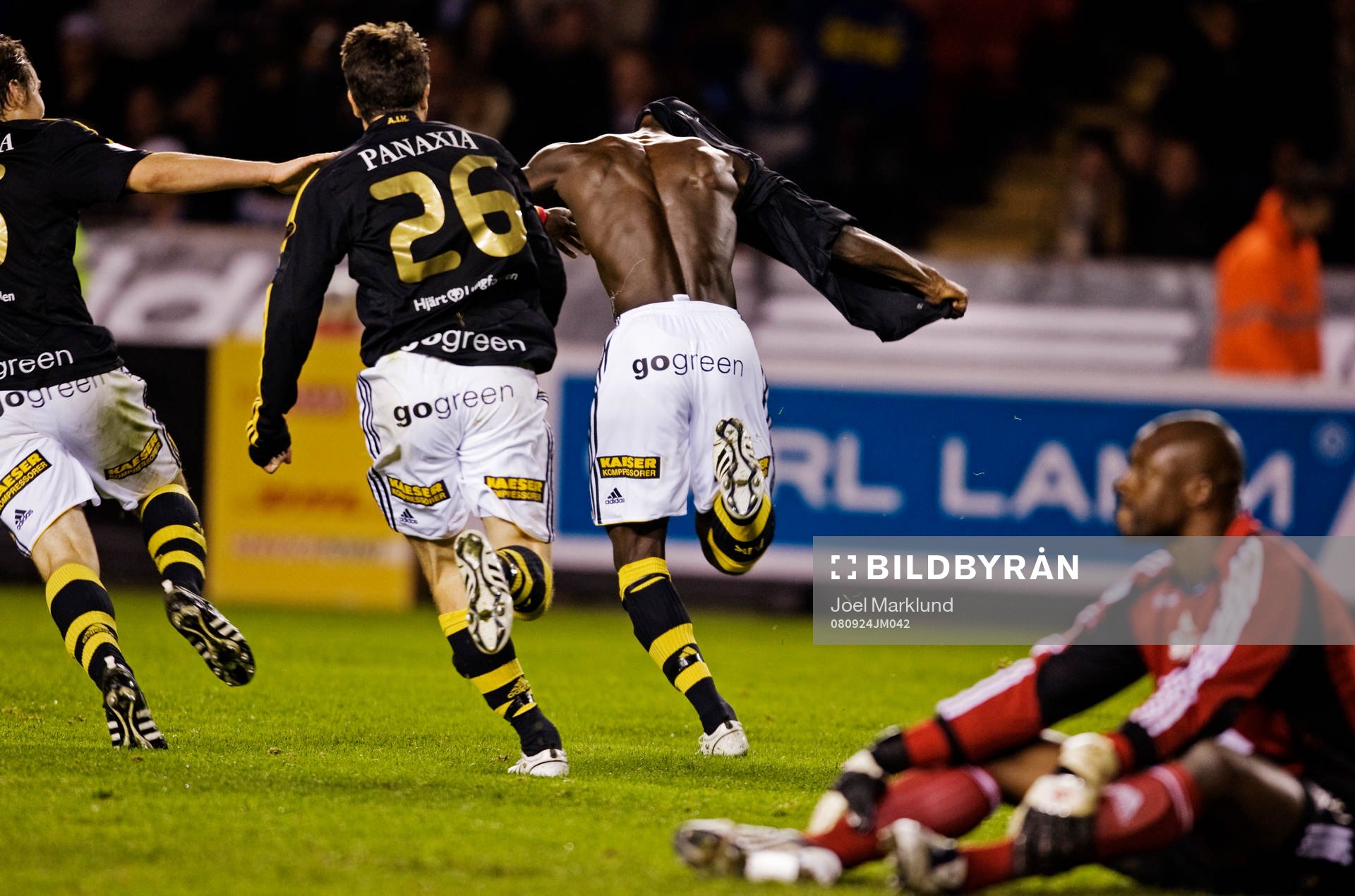 Saihou Jagne, AIK, jubel