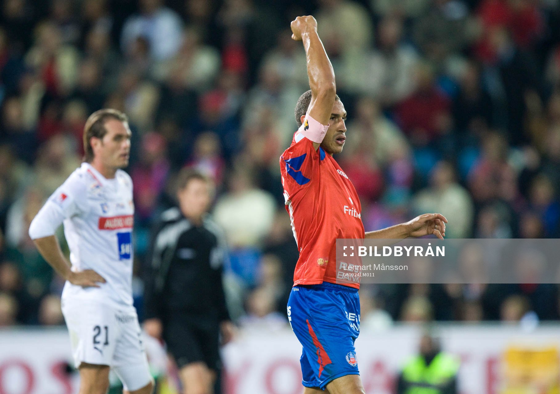 1-0,  Henrik Larsson segergest. Jubel