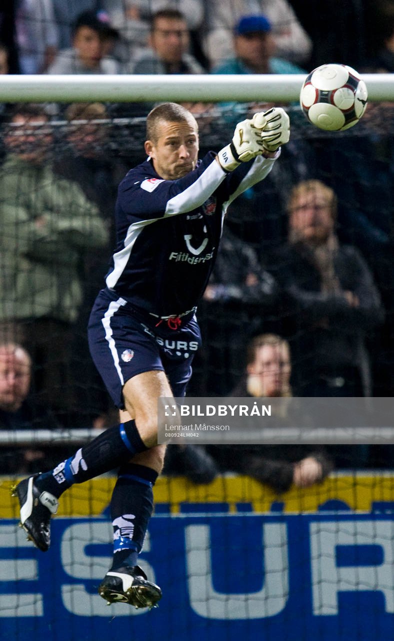 Daniel Andersson, målvakt, höll nollan
