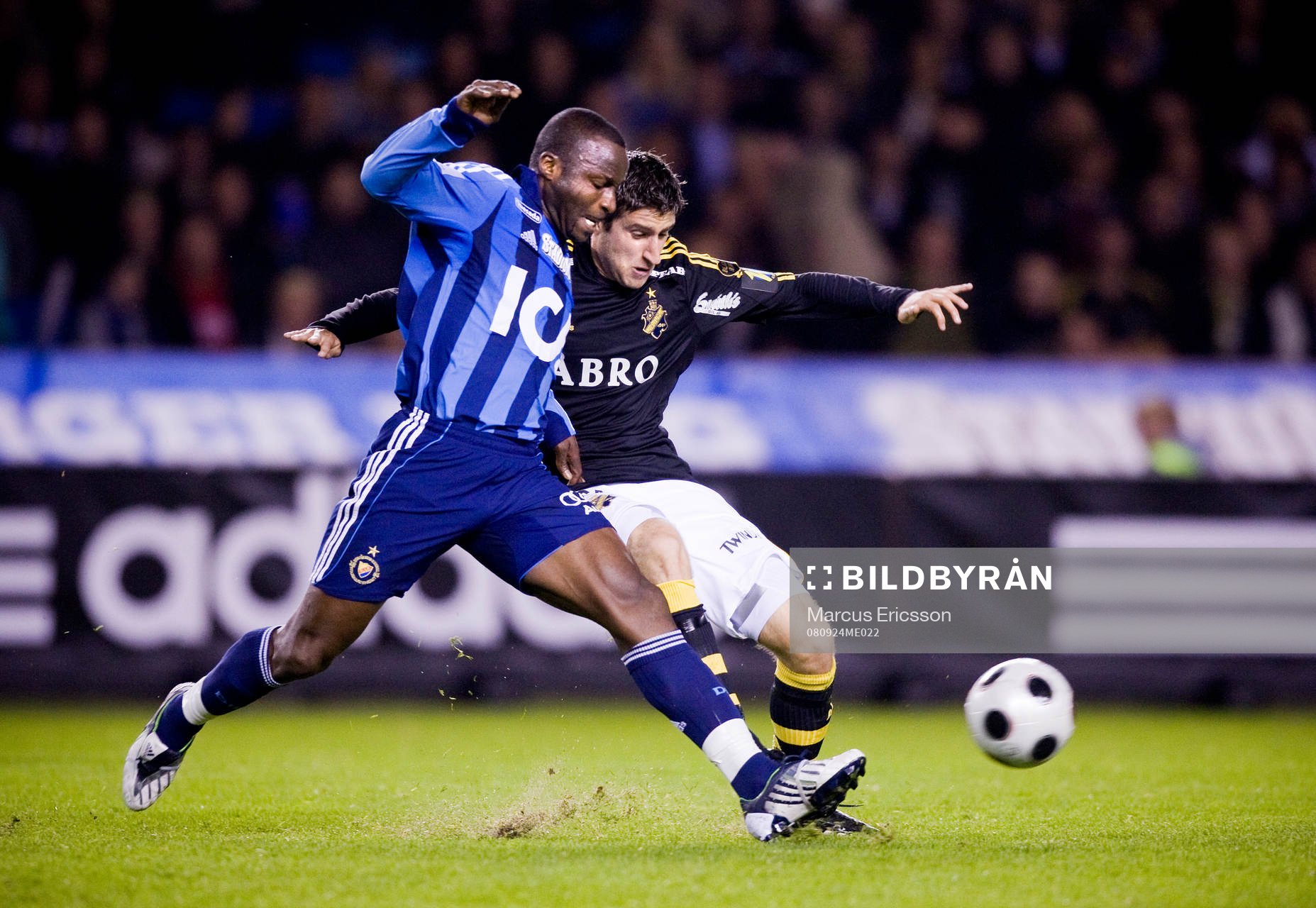 Prince Ipke Ekong, Djurgården, och Gabriel Özkan, AIK