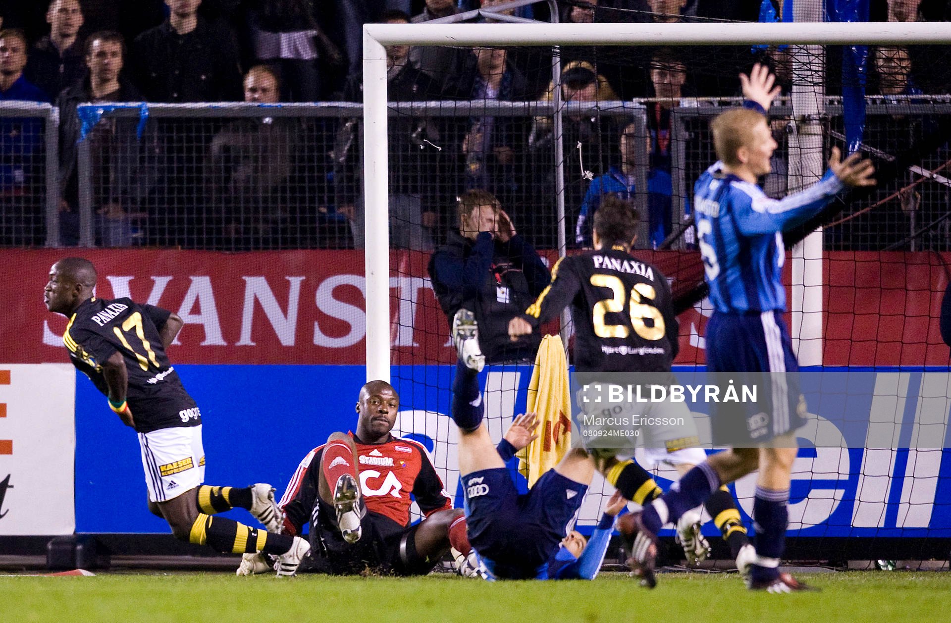 Saihou Jagne, AIK, sparkar in kvitteringen 1-1